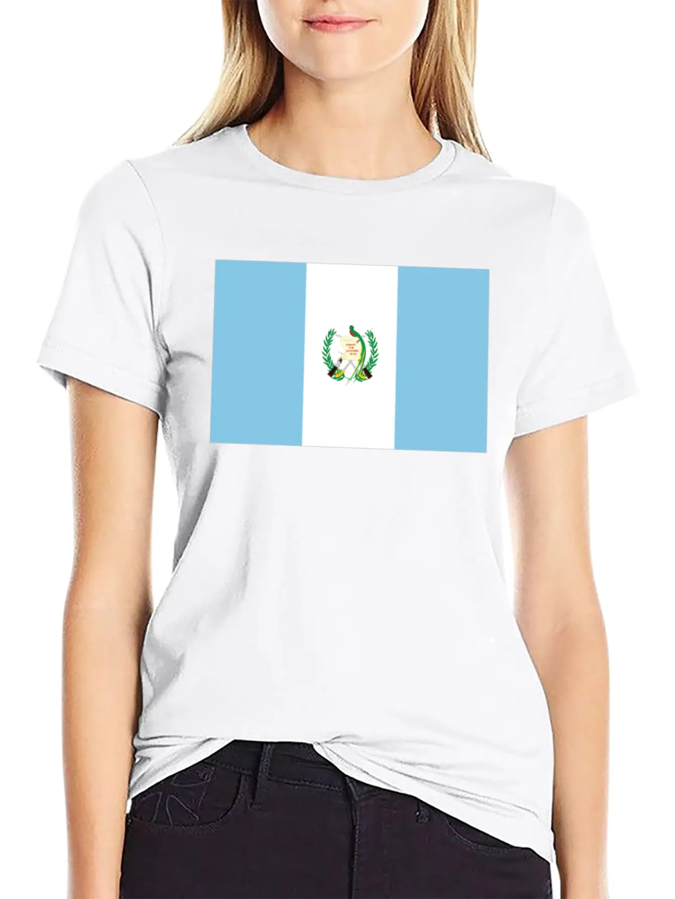 Flag Of Guatemala Cool Guatemalan Flag Comfortable Minimalist Graphic Tee – Summer Style Essential