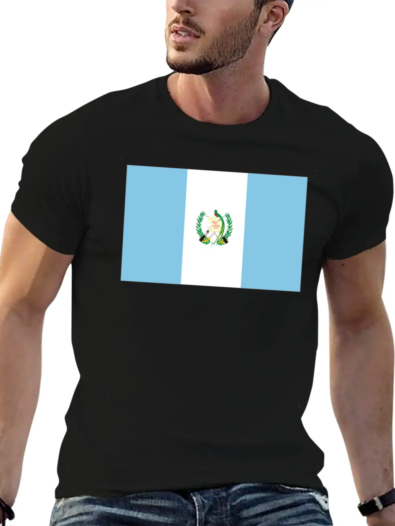 Flag Of Guatemala Cool Guatemalan Flag Comfortable Minimalist Graphic Tee – Summer Style Essential