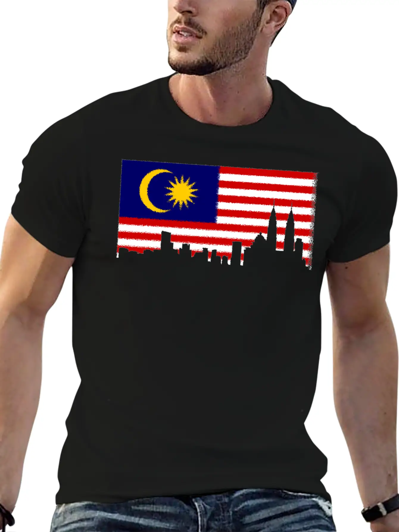 Flag Of Malaysia Comfortable Minimalist Graphic Tee – Summer Style Essential