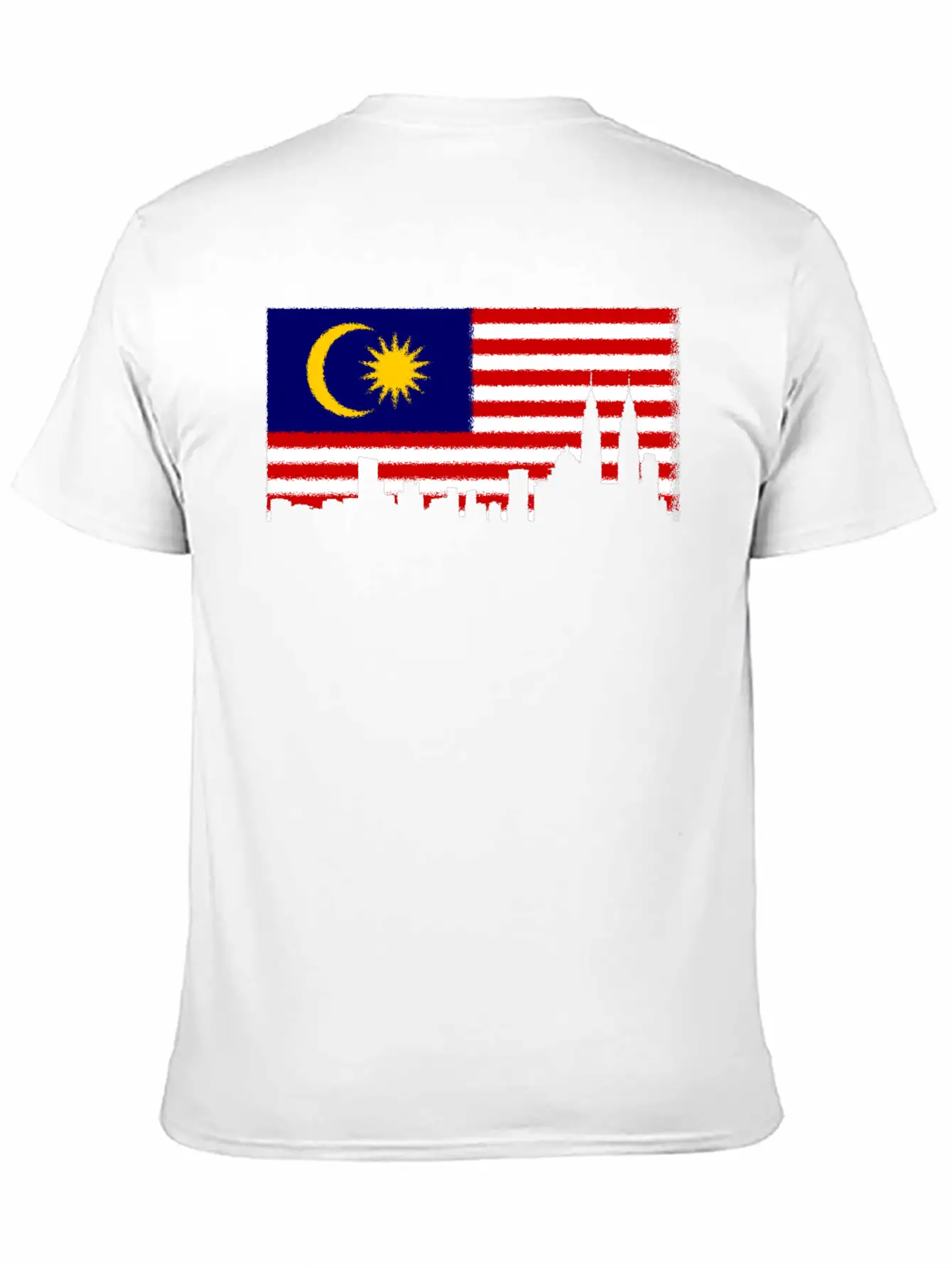 Flag Of Malaysia Comfortable Minimalist Graphic Tee – Summer Style Essential