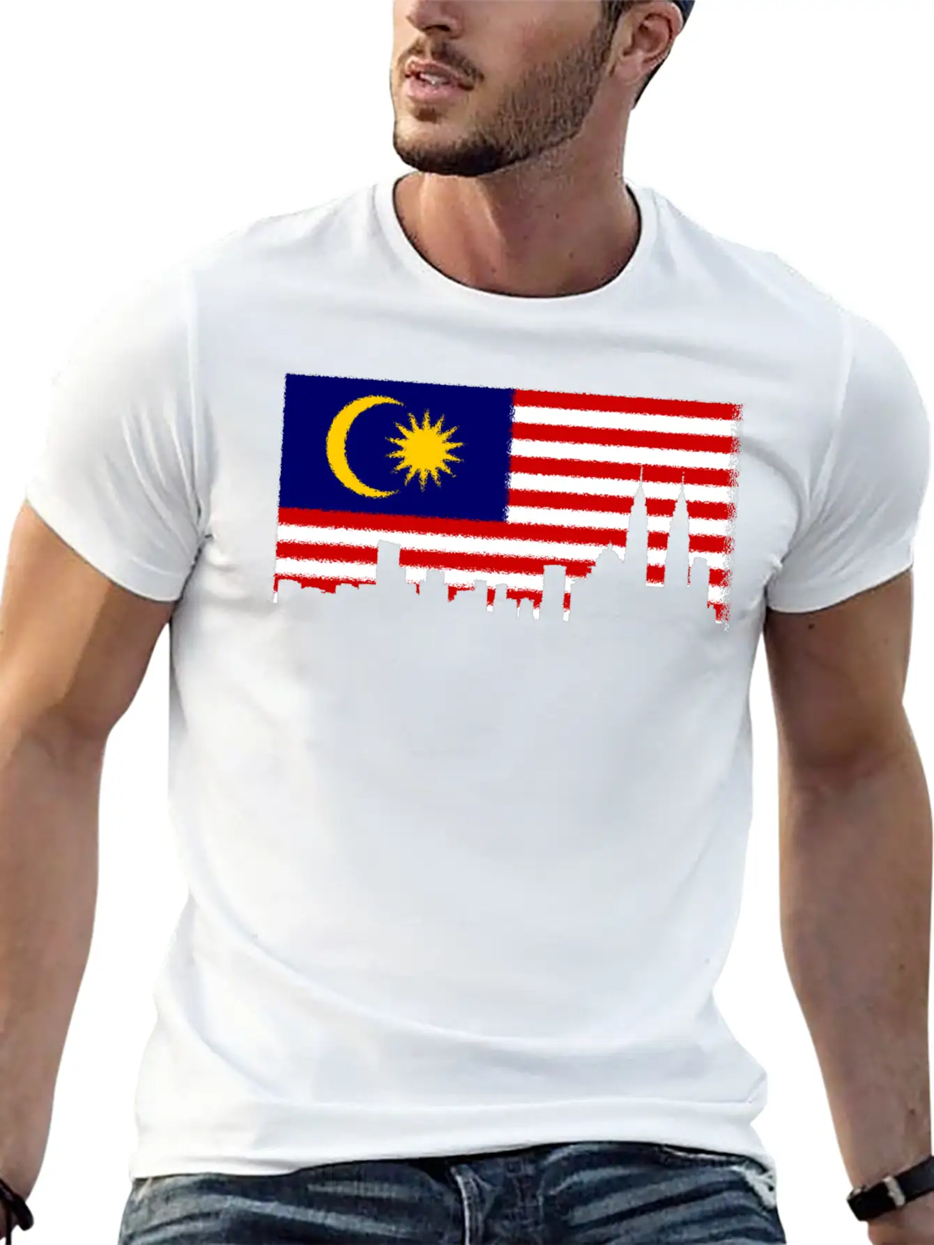 Flag Of Malaysia Comfortable Minimalist Graphic Tee – Summer Style Essential