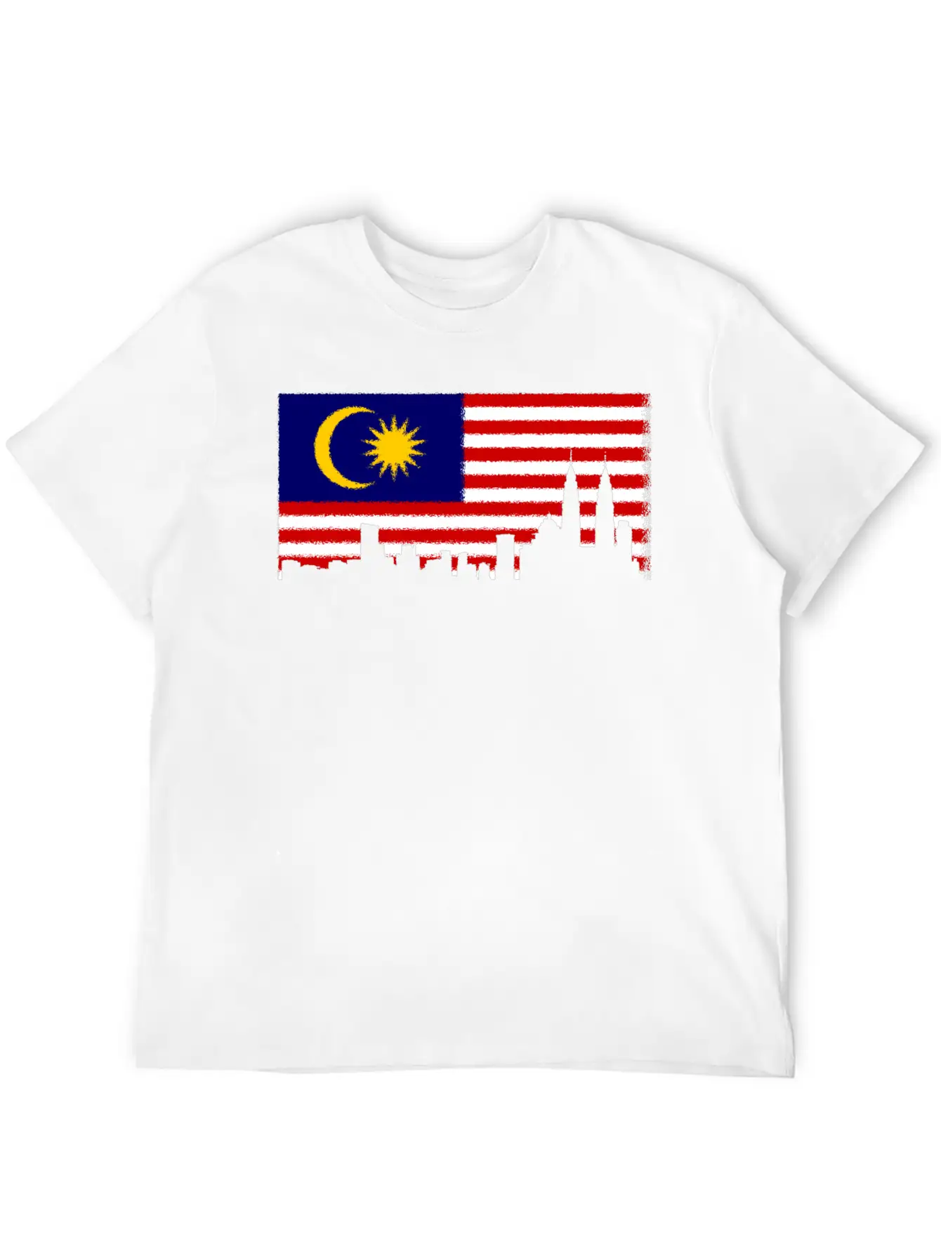 Flag Of Malaysia Comfortable Minimalist Graphic Tee – Summer Style Essential
