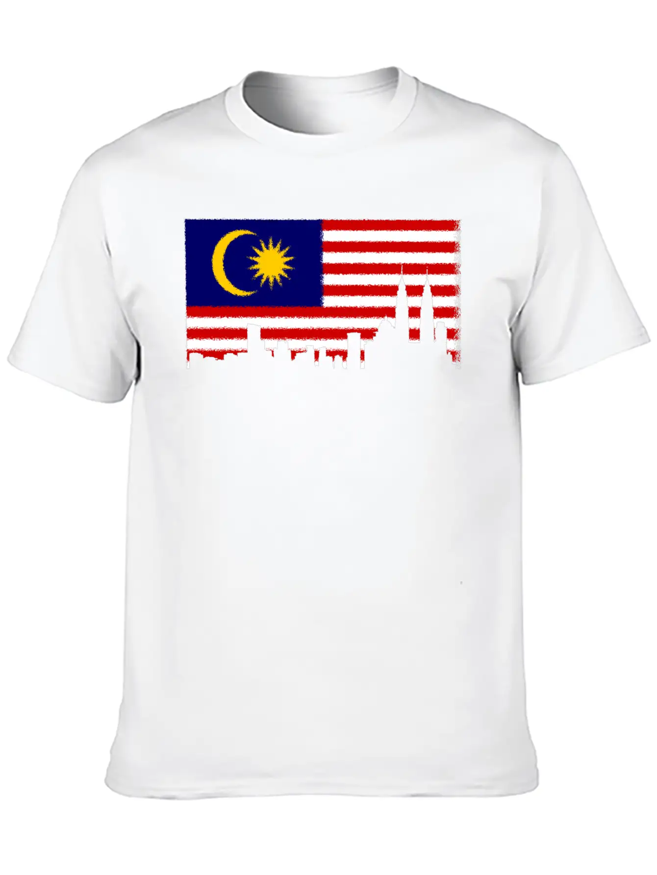 Flag Of Malaysia Comfortable Minimalist Graphic Tee – Summer Style Essential