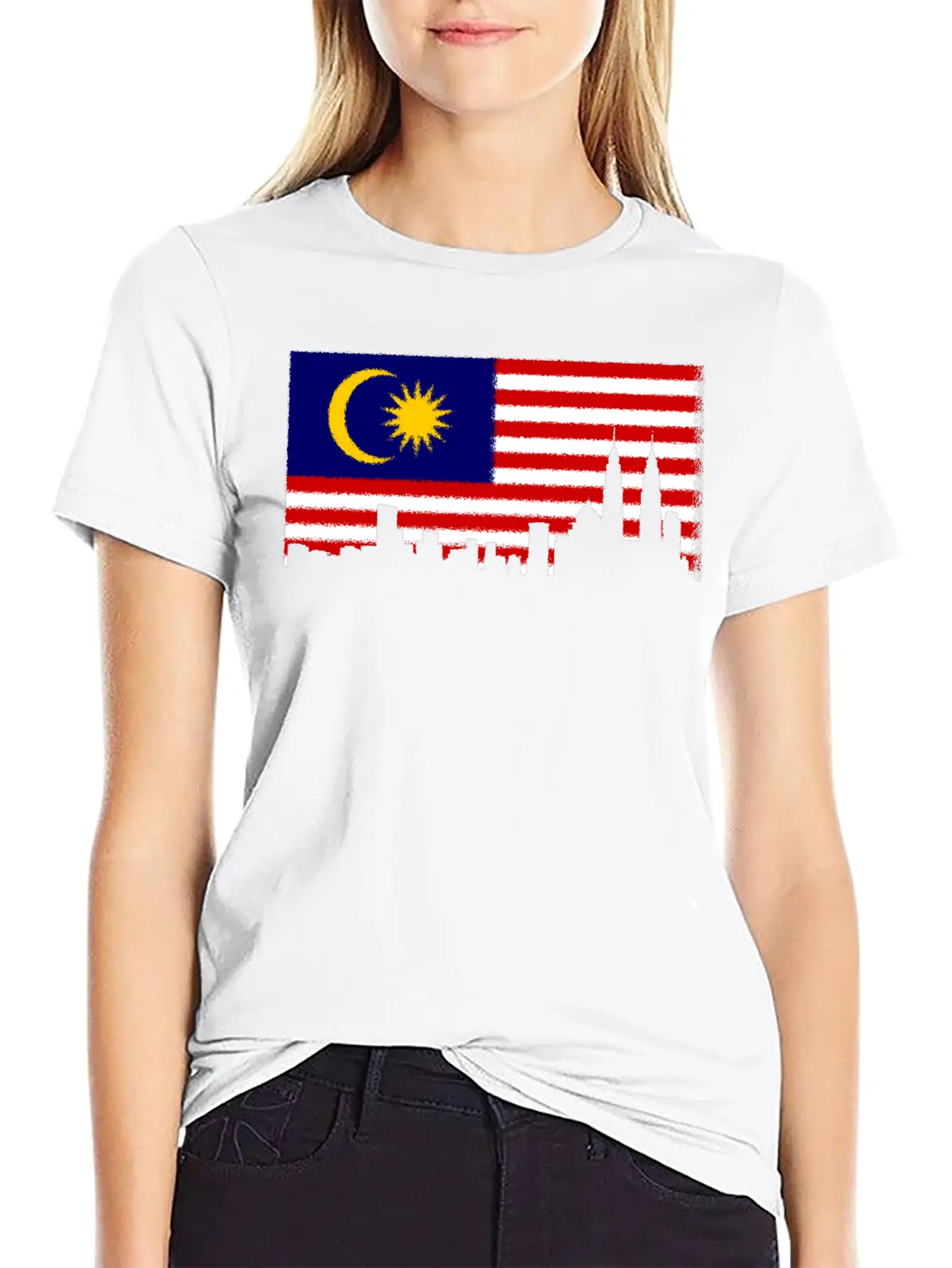 Flag Of Malaysia Comfortable Minimalist Graphic Tee – Summer Style Essential