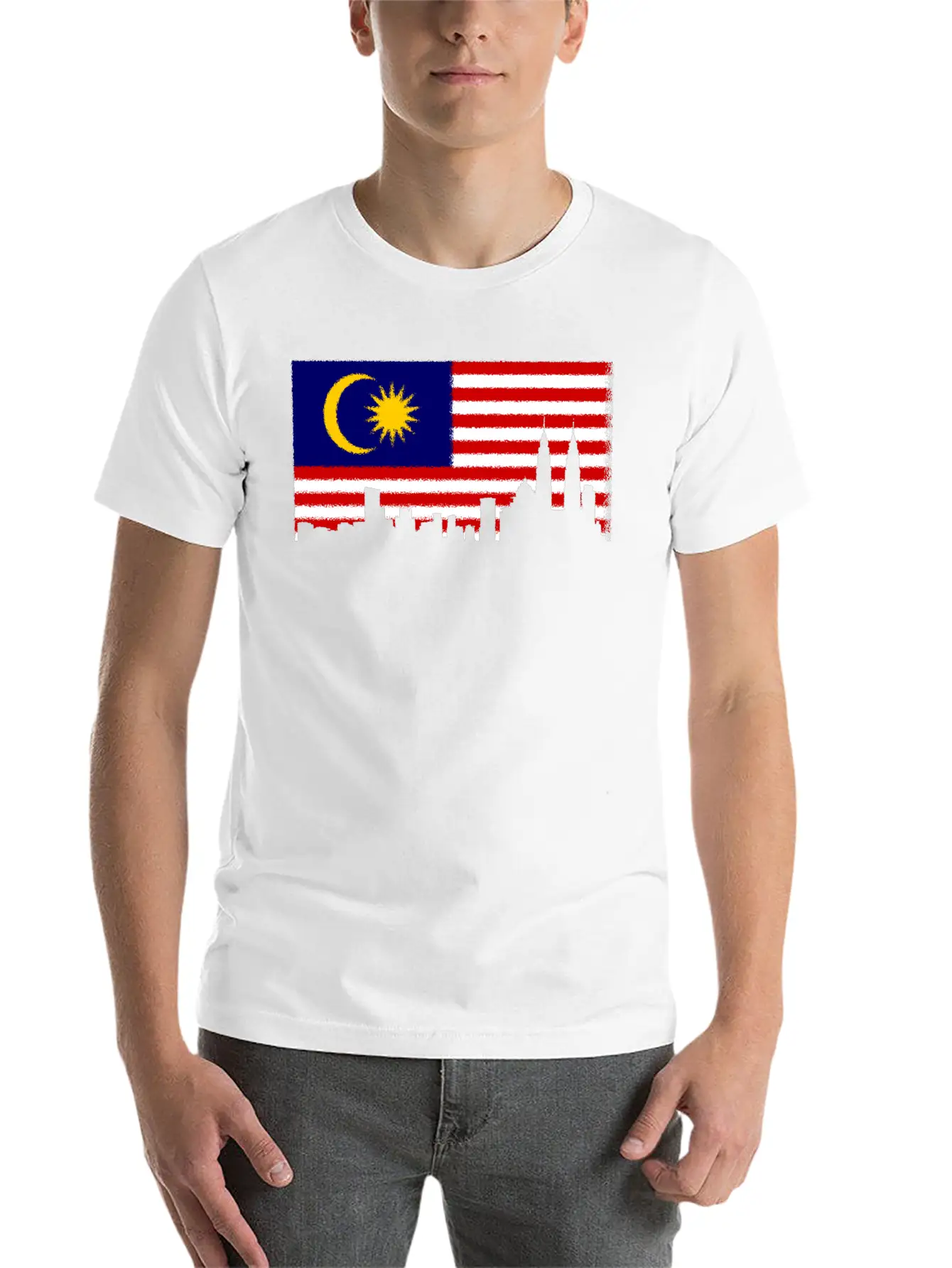 Flag Of Malaysia Comfortable Minimalist Graphic Tee – Summer Style Essential