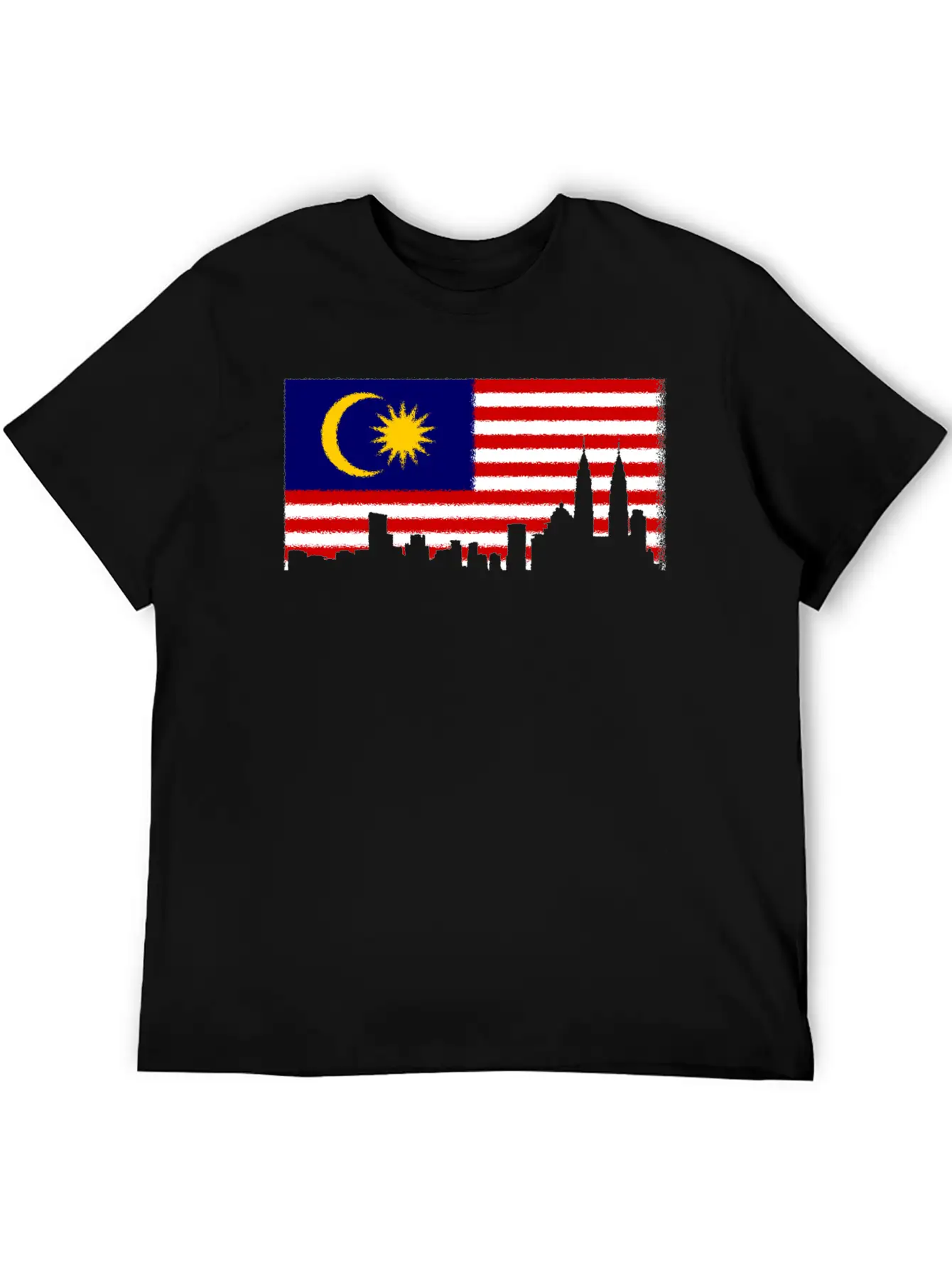 Flag Of Malaysia Comfortable Minimalist Graphic Tee – Summer Style Essential
