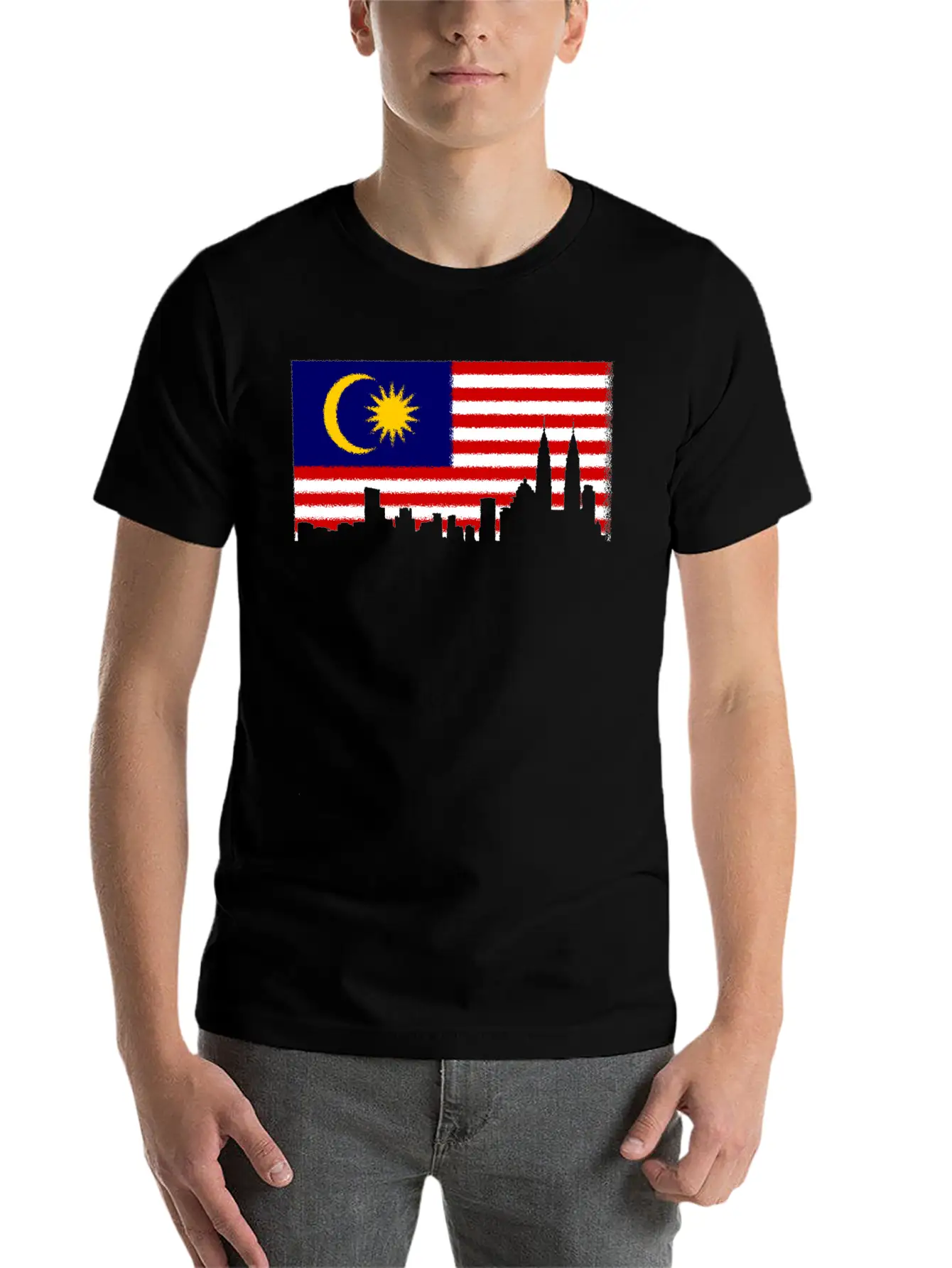 Flag Of Malaysia Comfortable Minimalist Graphic Tee – Summer Style Essential
