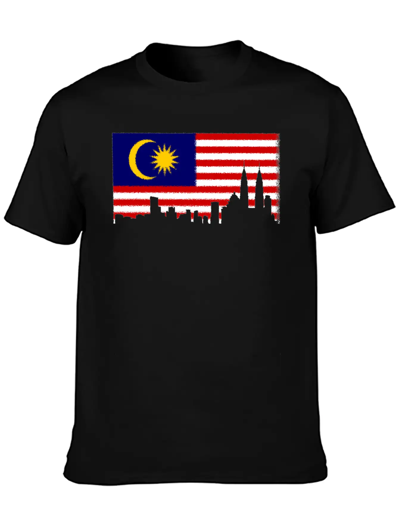Flag Of Malaysia Comfortable Minimalist Graphic Tee – Summer Style Essential
