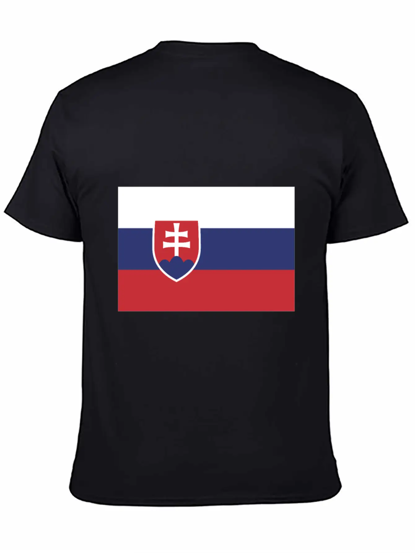 Flag Of Slovakia, Slovakias Flag, Slovakia Flag Essential Unisex Summer Tee – Soft Cotton Casual Fit
