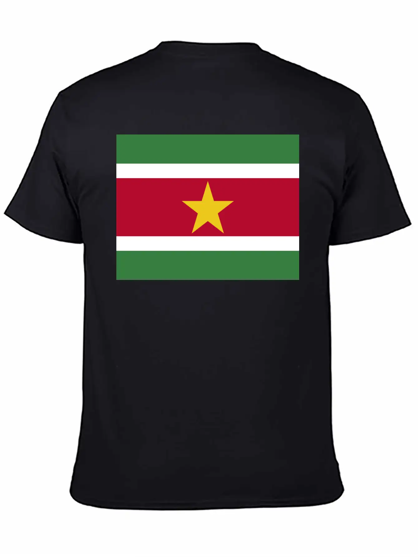 Flag Of Suriname (sr) Basic Graphic T-Shirt – Daily Comfort In Soft Cotton