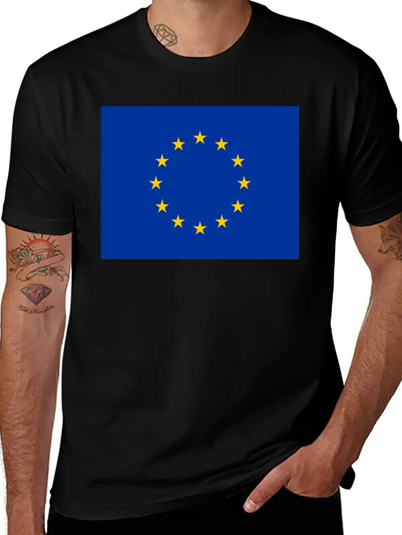 Flag Of Zimbabwe (eu) Stylish Everyday T-Shirt – Unisex Basic Cotton Tee