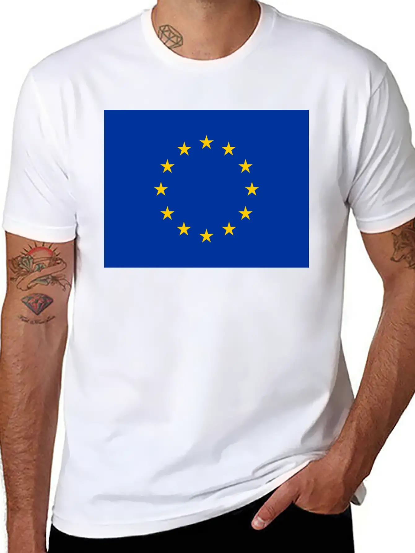 Flag Of Zimbabwe (eu) Stylish Everyday T-Shirt – Unisex Basic Cotton Tee