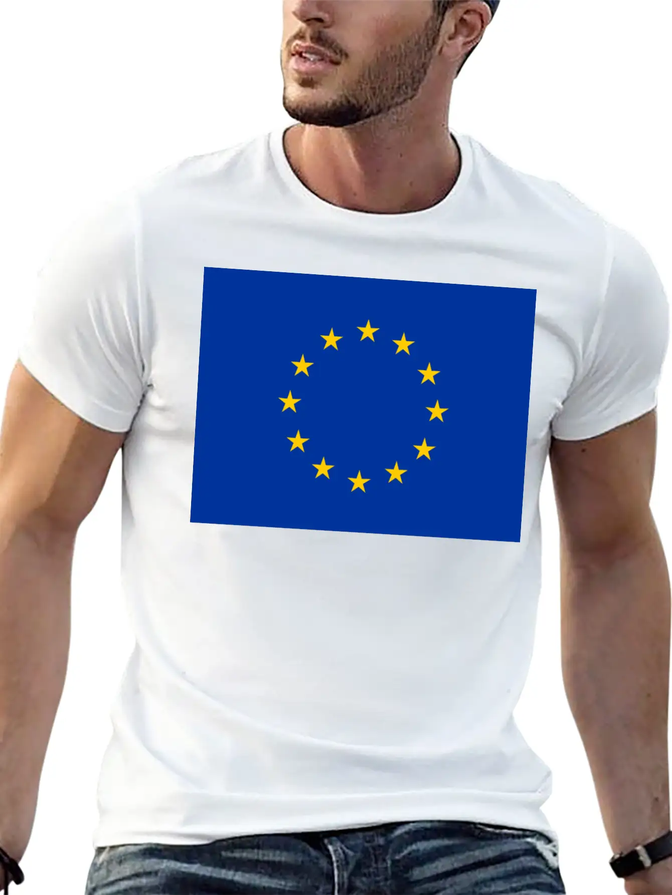 Flag Of Zimbabwe (eu) Stylish Everyday T-Shirt – Unisex Basic Cotton Tee