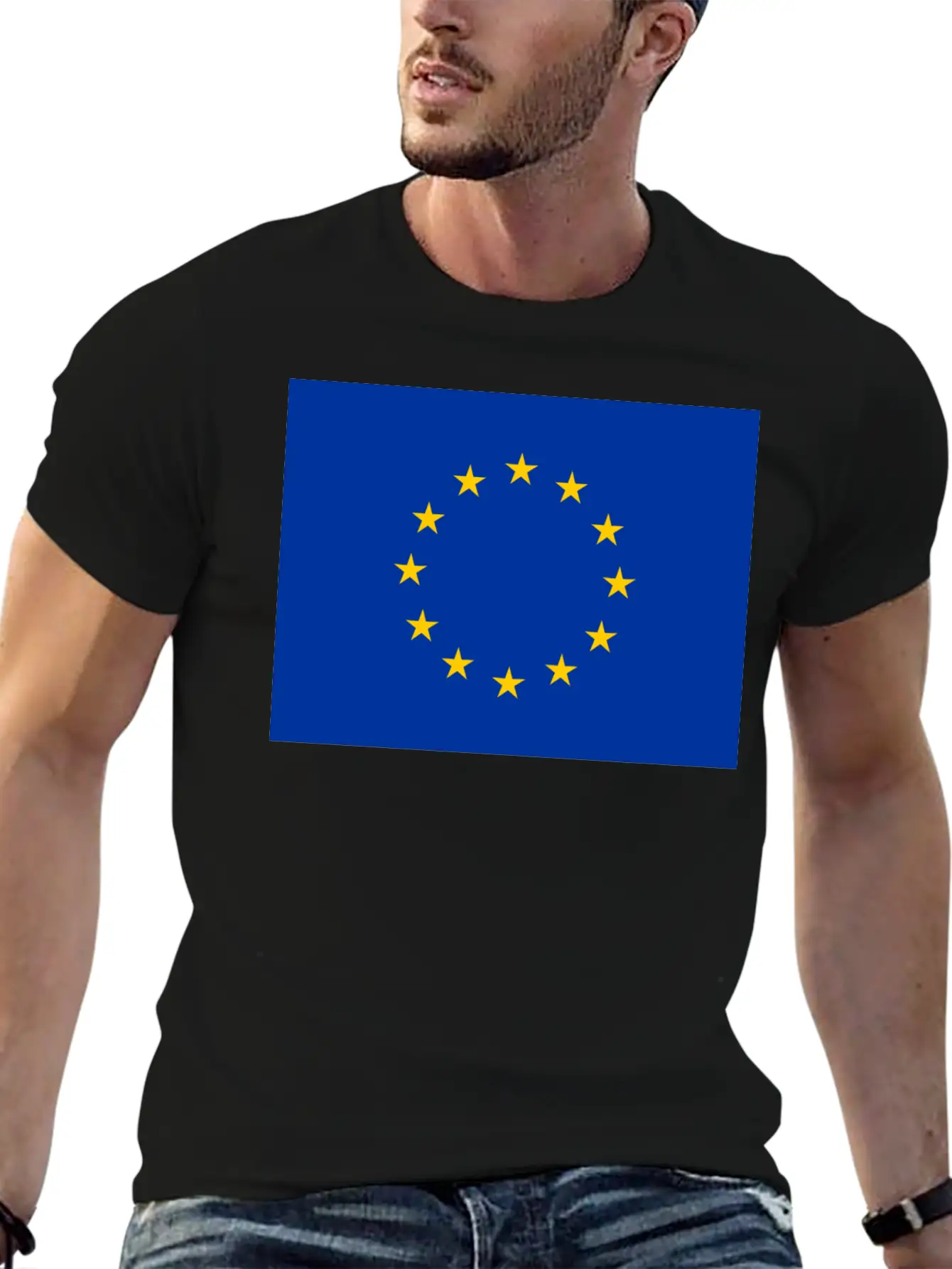Flag Of Zimbabwe (eu) Stylish Everyday T-Shirt – Unisex Basic Cotton Tee