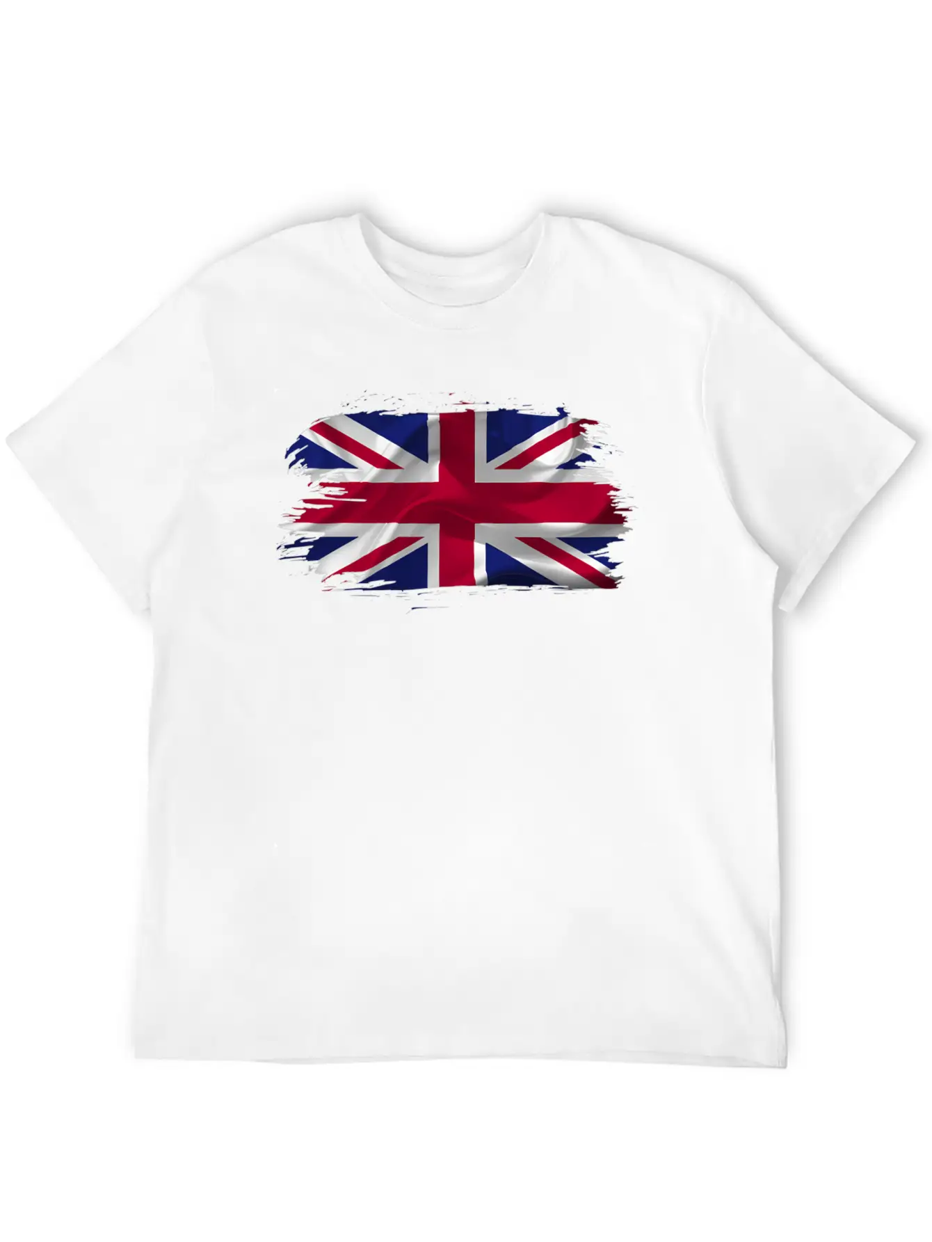 Flag United Kingdom Country Stylish Everyday T-Shirt – Unisex Basic Cotton Tee