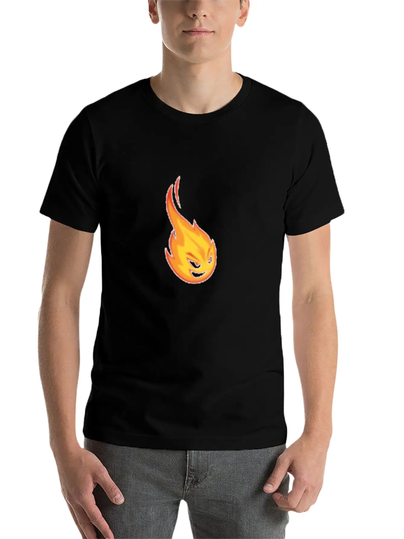 Flame Stylish Everyday T-Shirt – Unisex Basic Cotton Tee