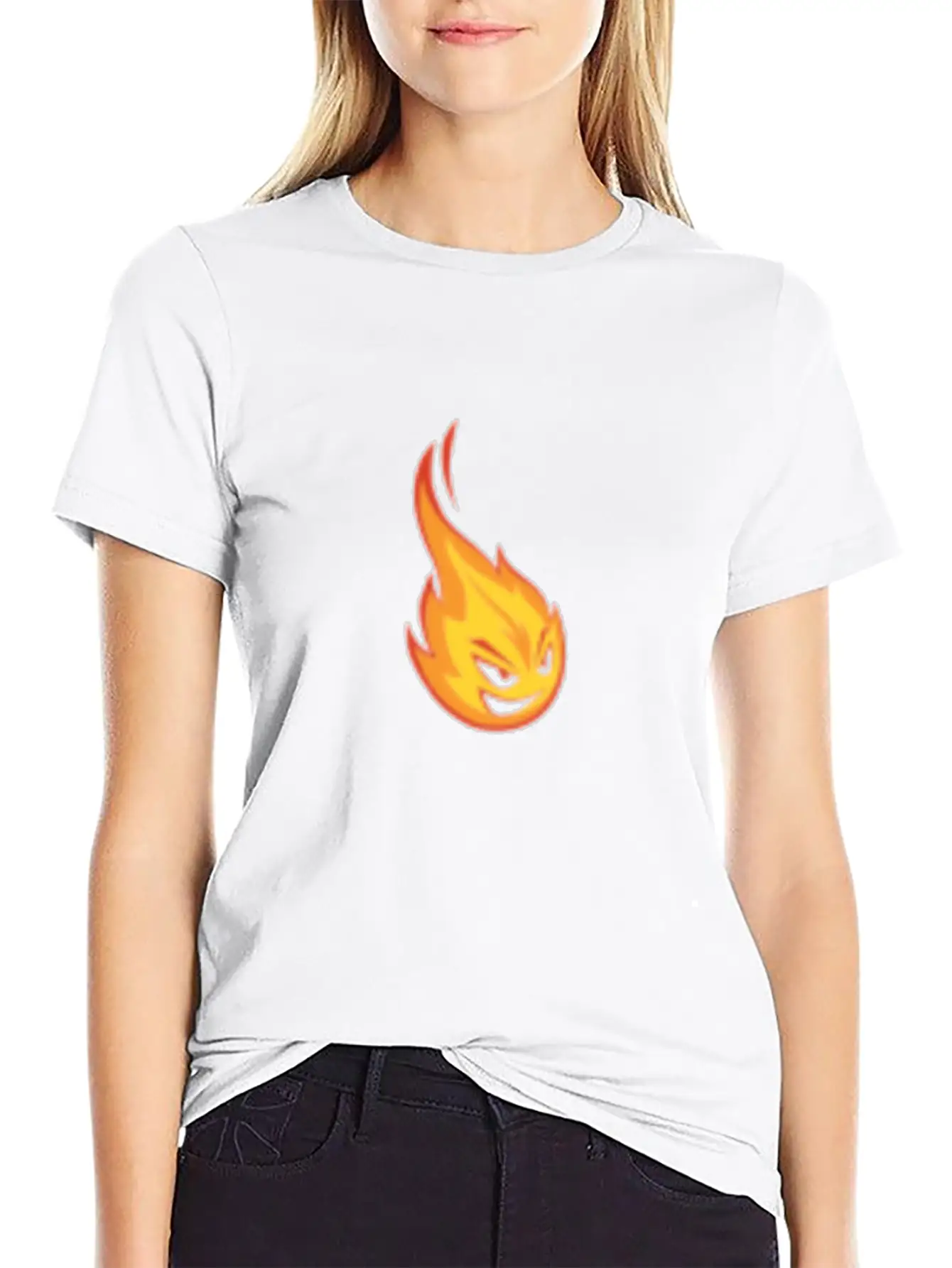 Flame Stylish Everyday T-Shirt – Unisex Basic Cotton Tee