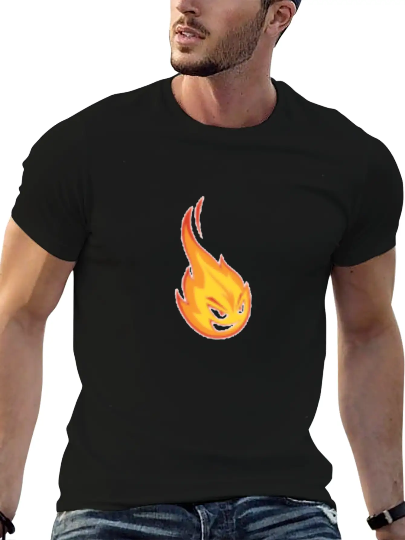 Flame Stylish Everyday T-Shirt – Unisex Basic Cotton Tee