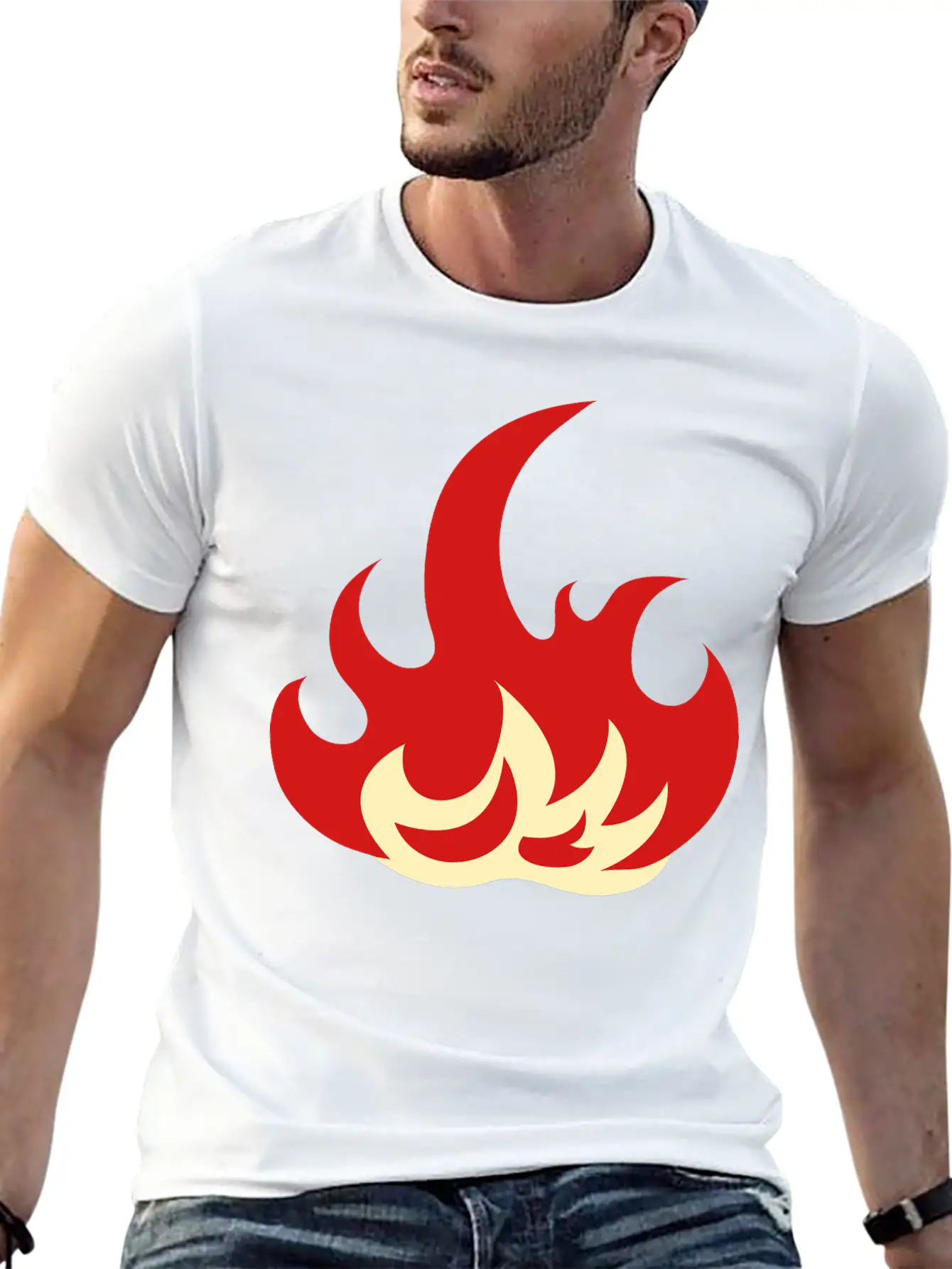 Flame Timeless Short Sleeve Tee – Comfy And Minimalist Design