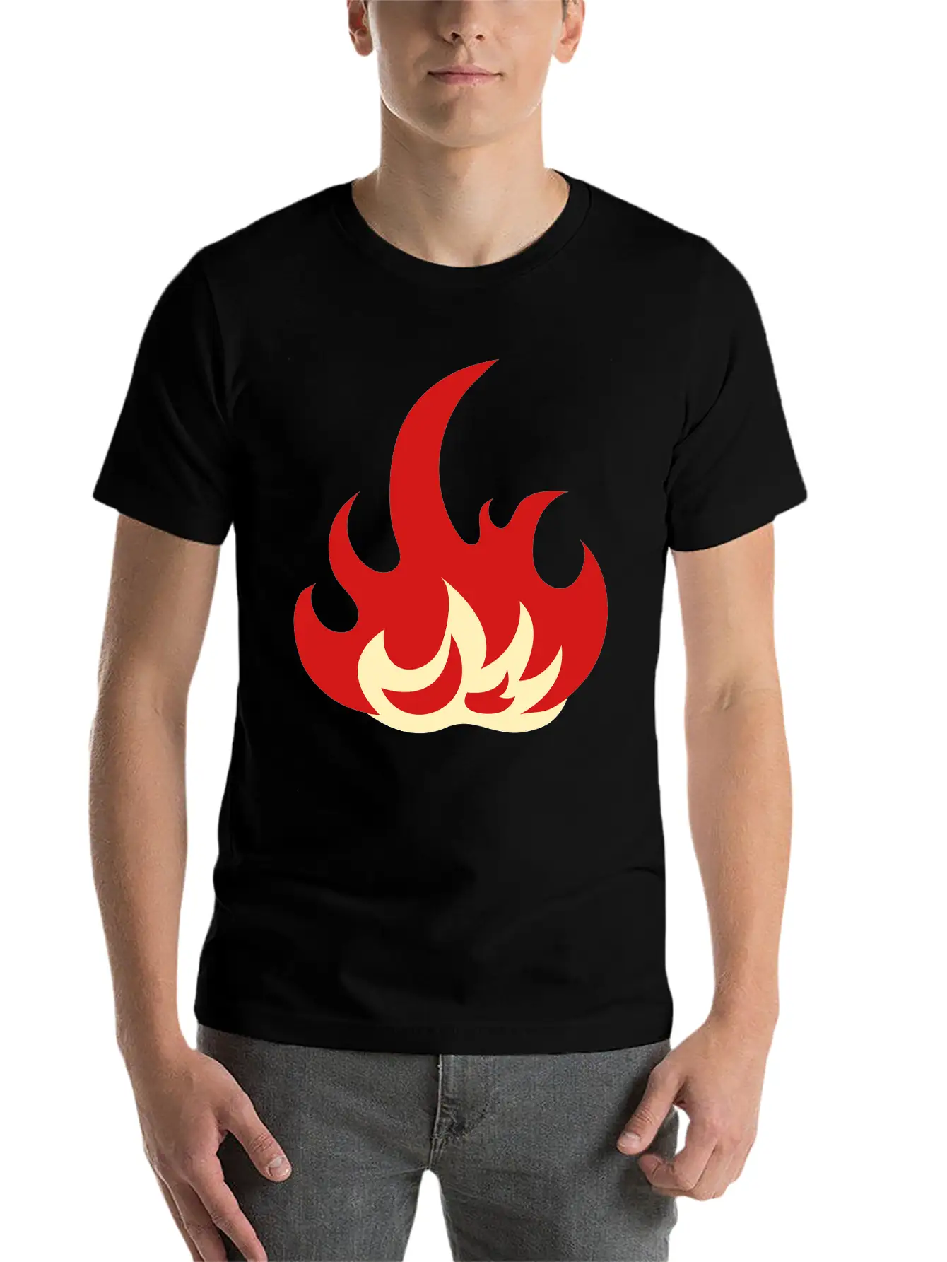 Flame Timeless Short Sleeve Tee – Comfy And Minimalist Design