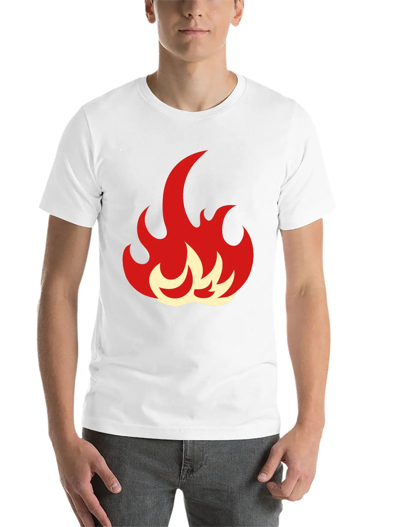 Flame Timeless Short Sleeve Tee – Comfy And Minimalist Design