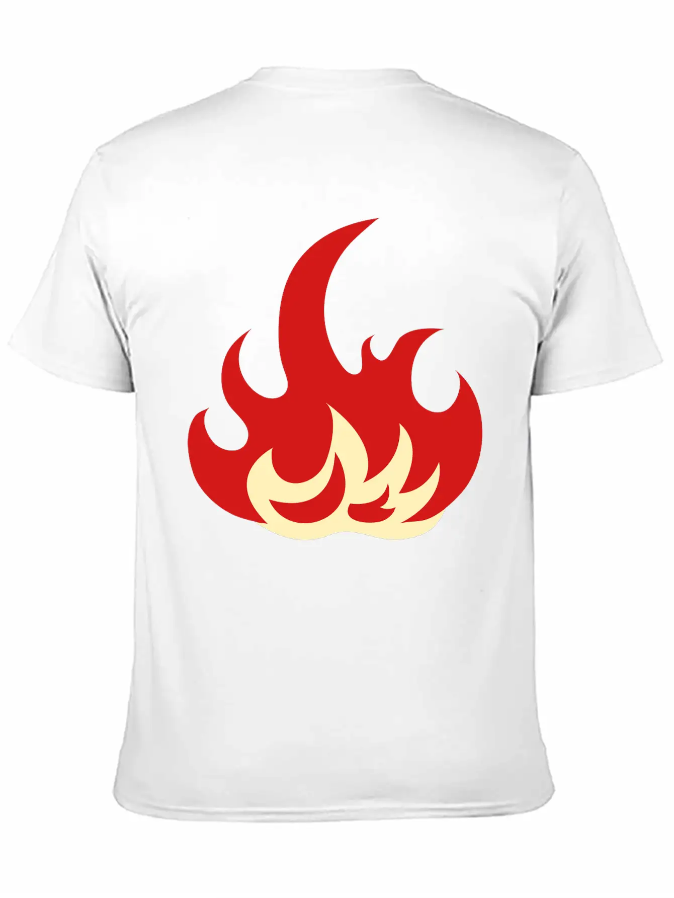 Flame Unisex Short Sleeve Soft Cotton T-Shirt – Casual Everyday Wear