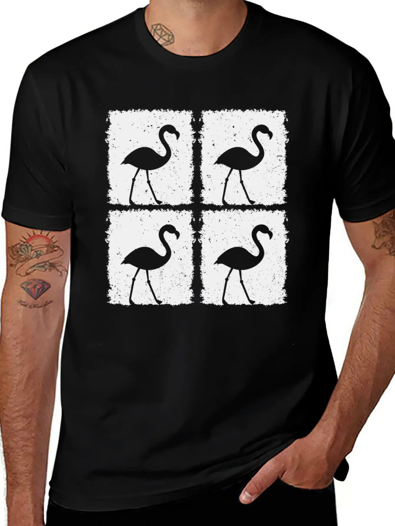 Flamingo Bird Funny Flamingo Pink Flamingo Lover Timeless Short Sleeve Tee – Comfy And Minimalist Design