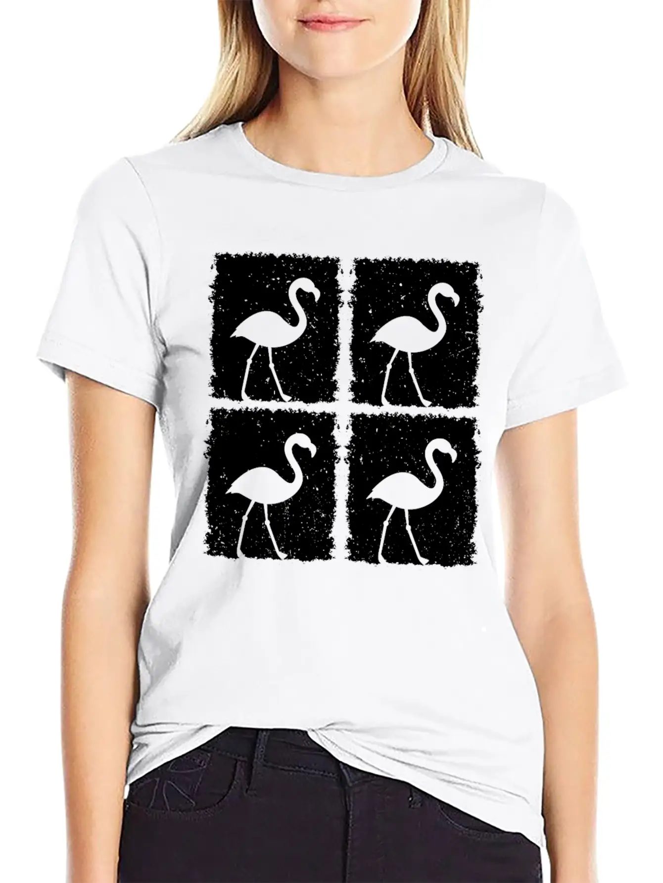 Flamingo Bird Funny Flamingo Pink Flamingo Lover Timeless Short Sleeve Tee – Comfy And Minimalist Design