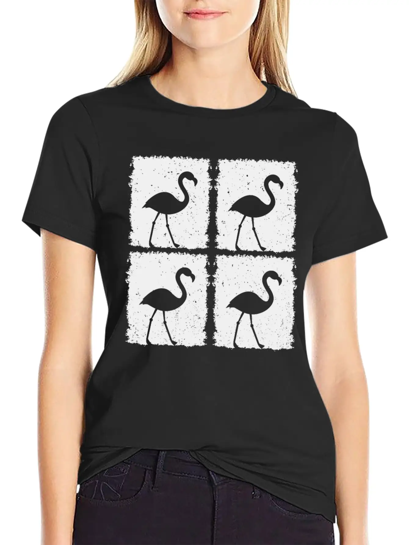 Flamingo Bird Funny Flamingo Pink Flamingo Lover Timeless Short Sleeve Tee – Comfy And Minimalist Design