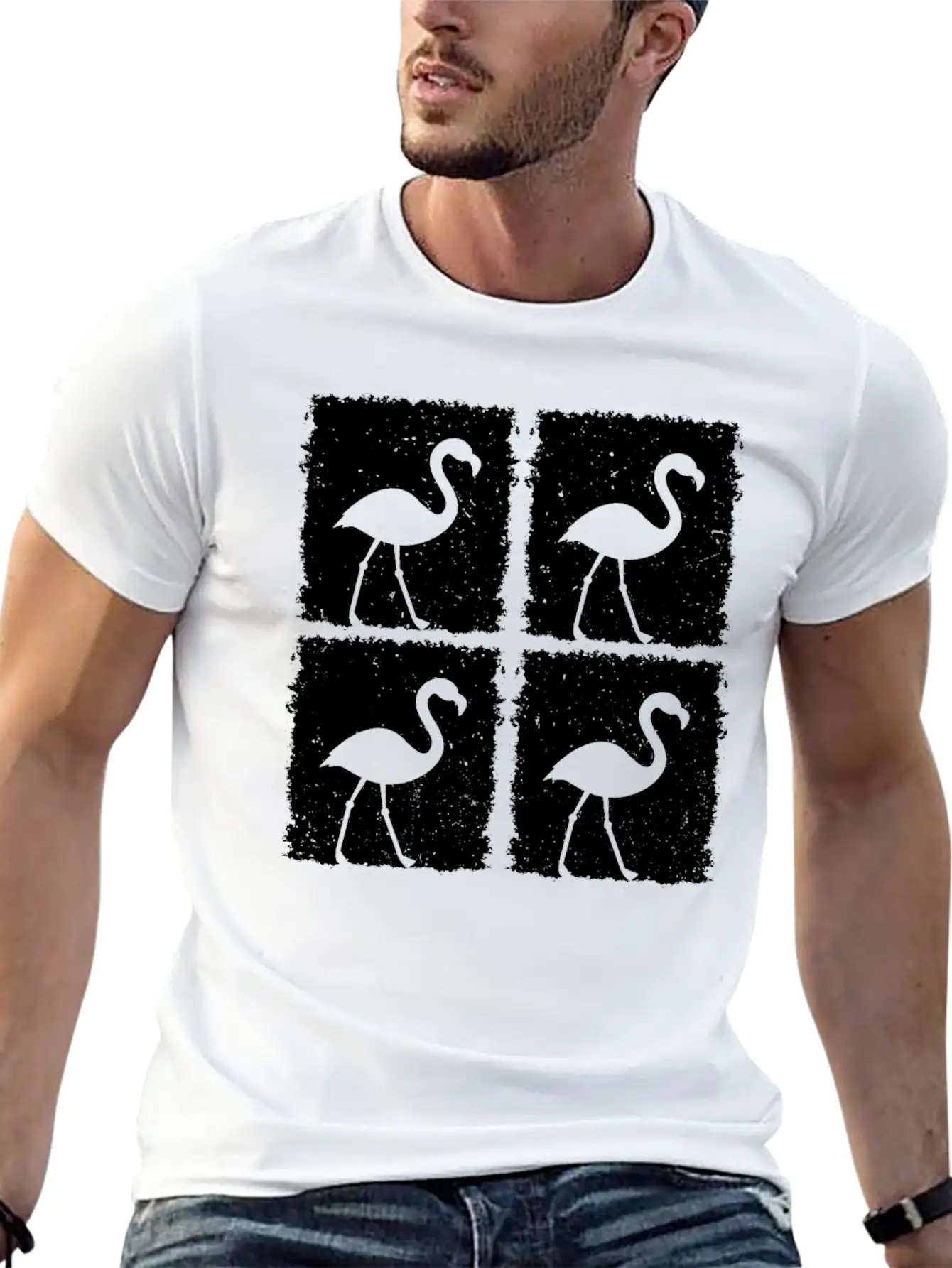 Flamingo Bird Funny Flamingo Pink Flamingo Lover Timeless Short Sleeve Tee – Comfy And Minimalist Design
