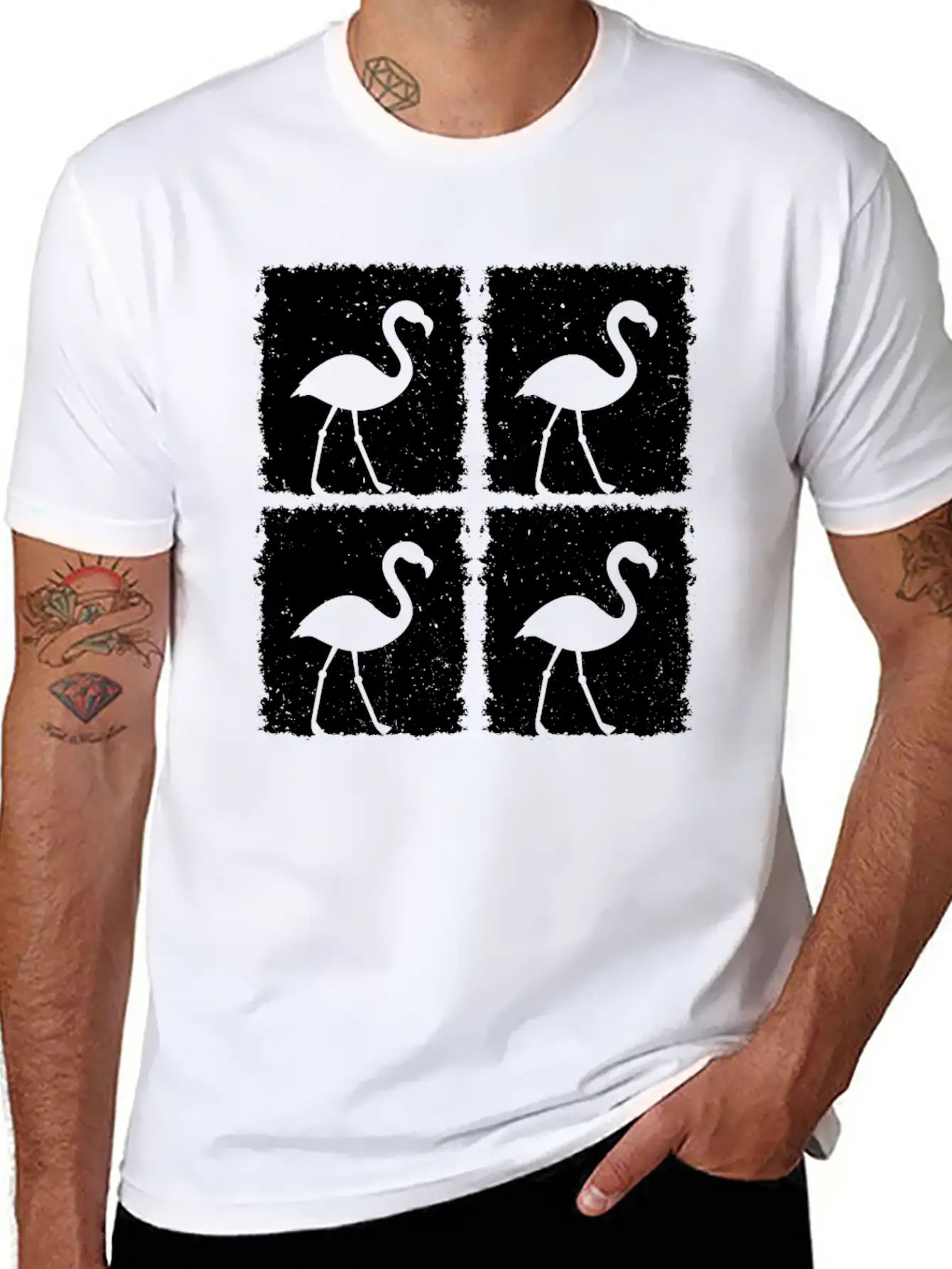 Flamingo Bird Funny Flamingo Pink Flamingo Lover Timeless Short Sleeve Tee – Comfy And Minimalist Design