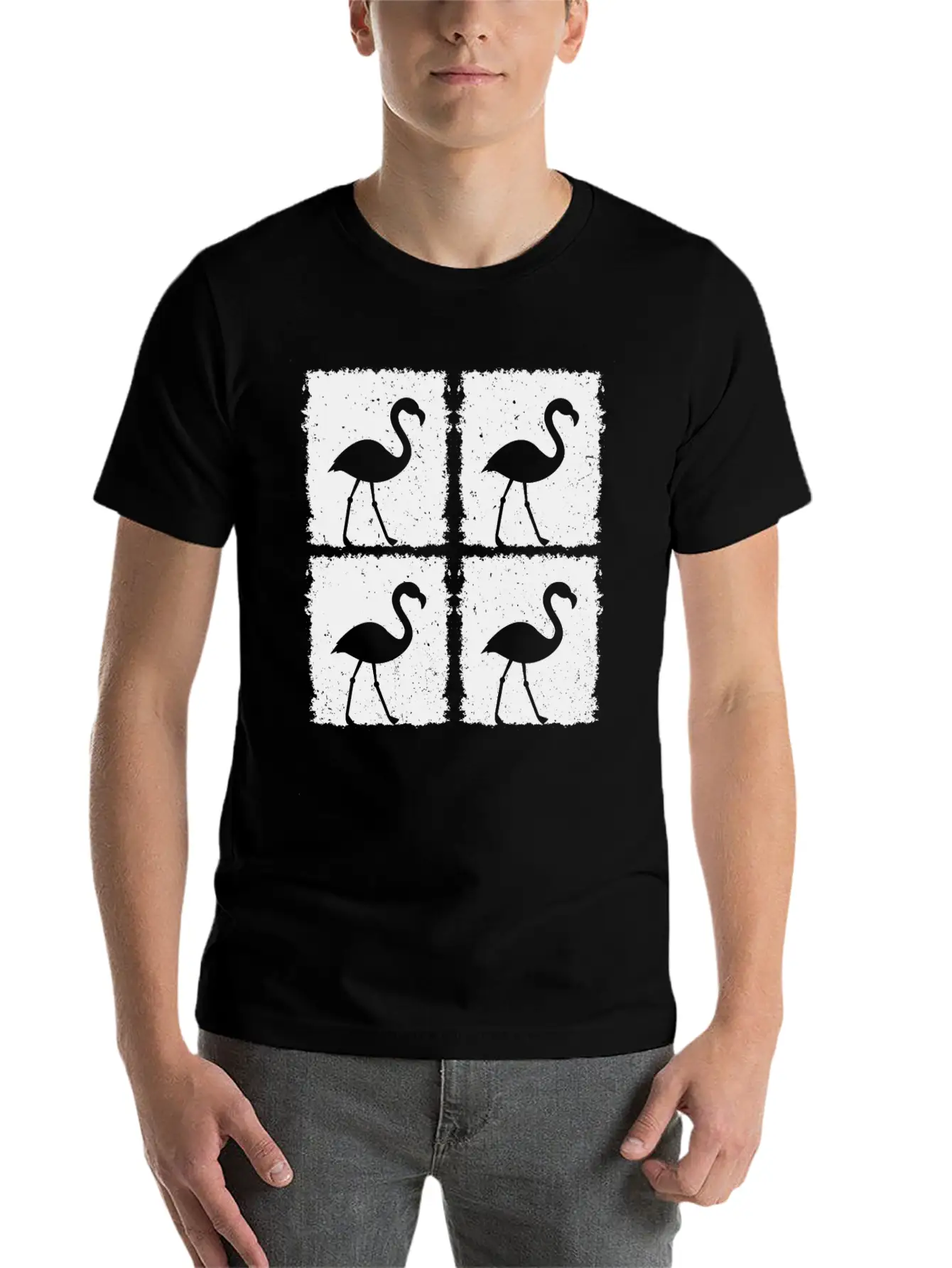 Flamingo Bird Funny Flamingo Pink Flamingo Lover Timeless Short Sleeve Tee – Comfy And Minimalist Design