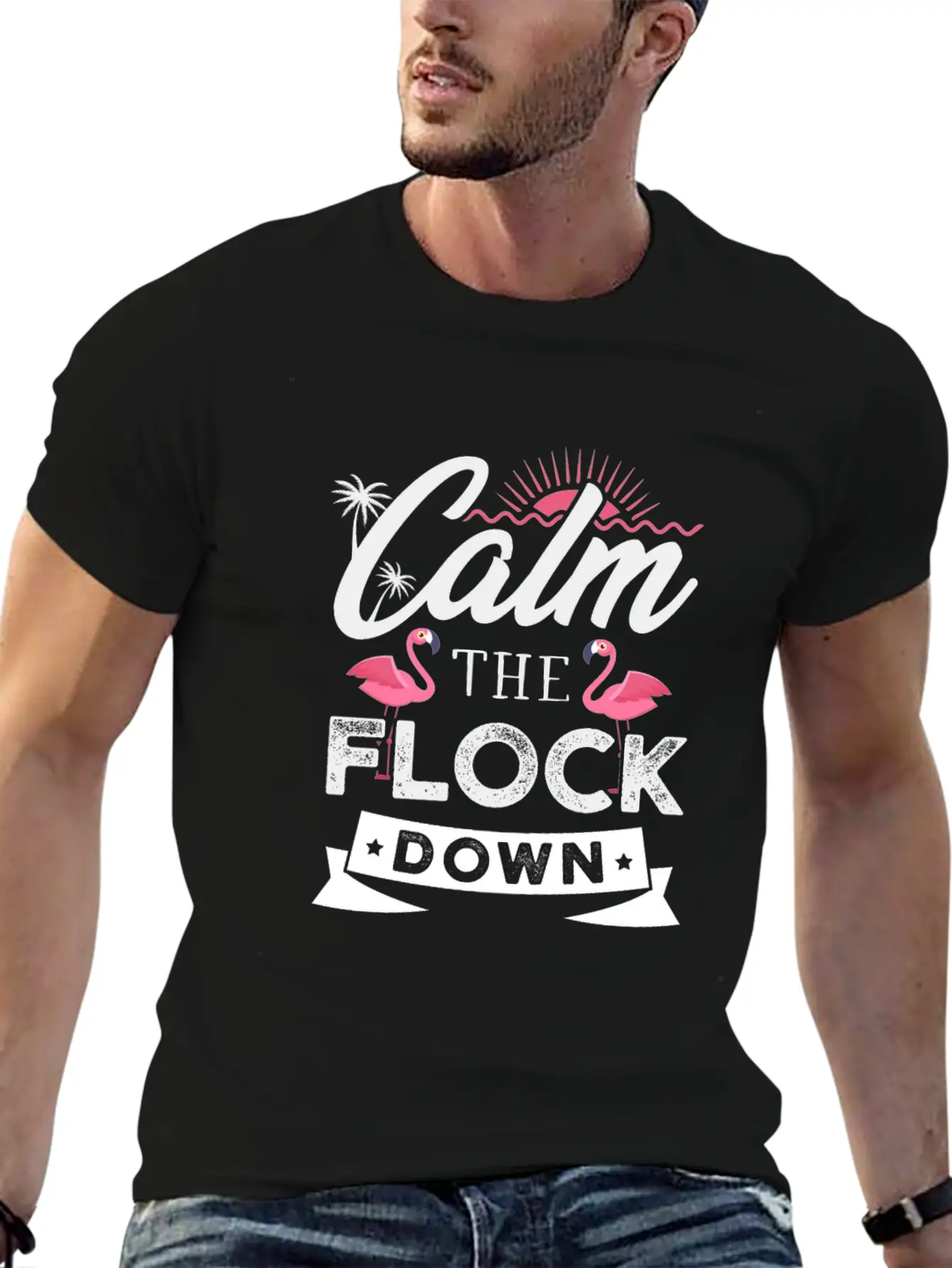 Flamingo Gifts For A Flamingo Fan Comfortable Minimalist Graphic Tee – Summer Style Essential