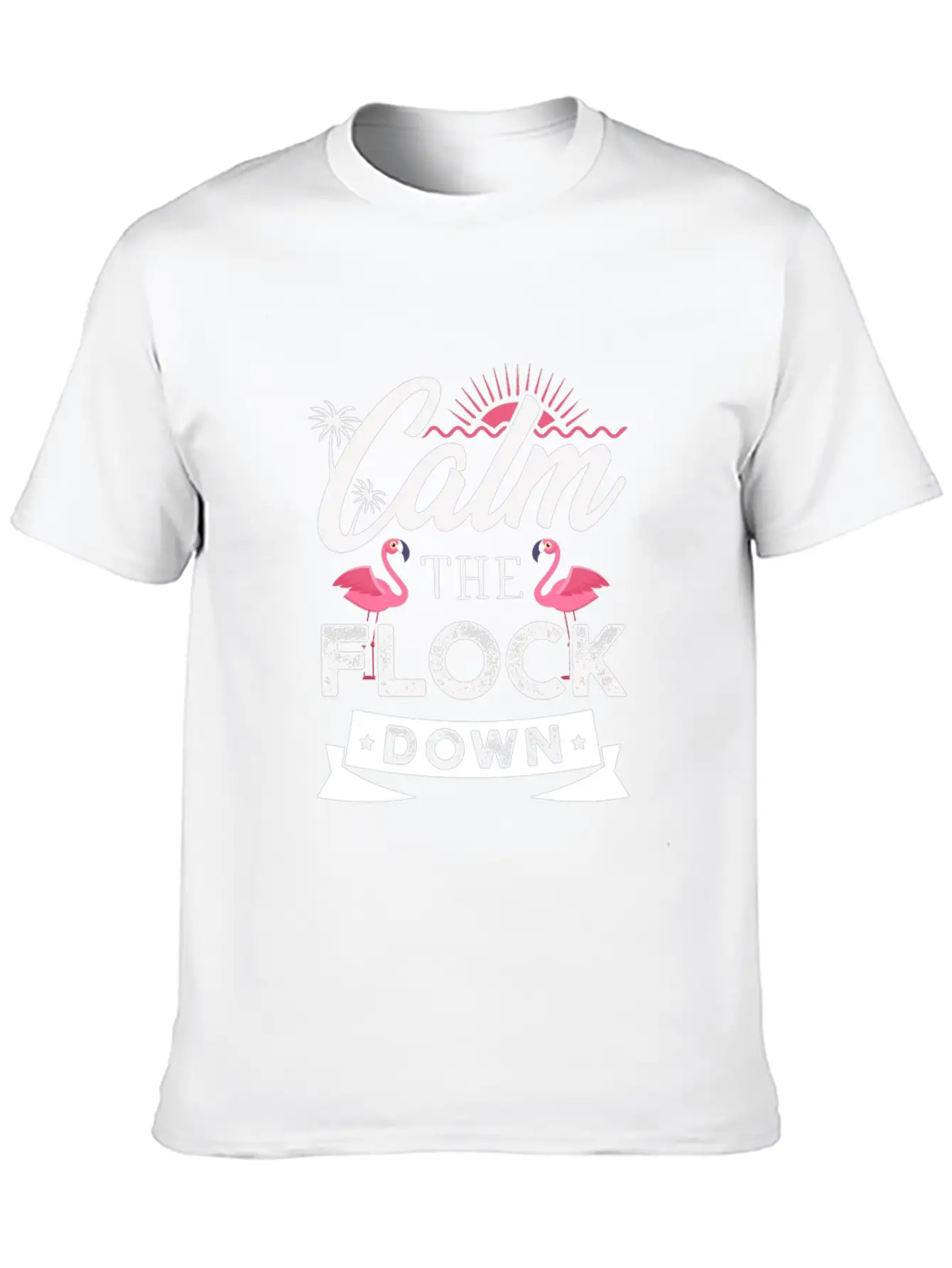 Flamingo Gifts For A Flamingo Fan Comfortable Minimalist Graphic Tee – Summer Style Essential