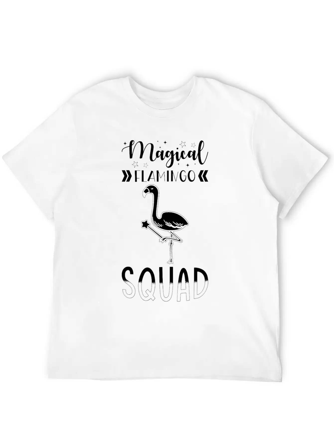 Flamingo Group Magical Flamingo Squad Timeless Short Sleeve Tee – Comfy And Minimalist Design