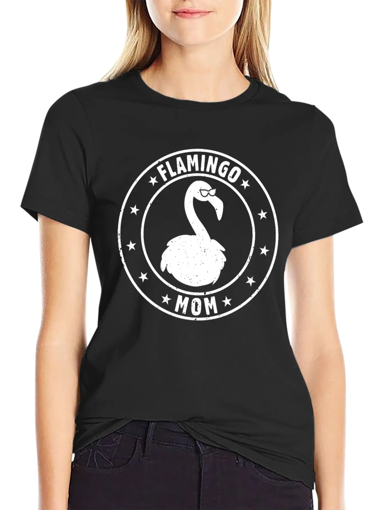 Flamingo Mom Flamingo Mama Flamingo Stylish Everyday T-Shirt – Unisex Basic Cotton Tee