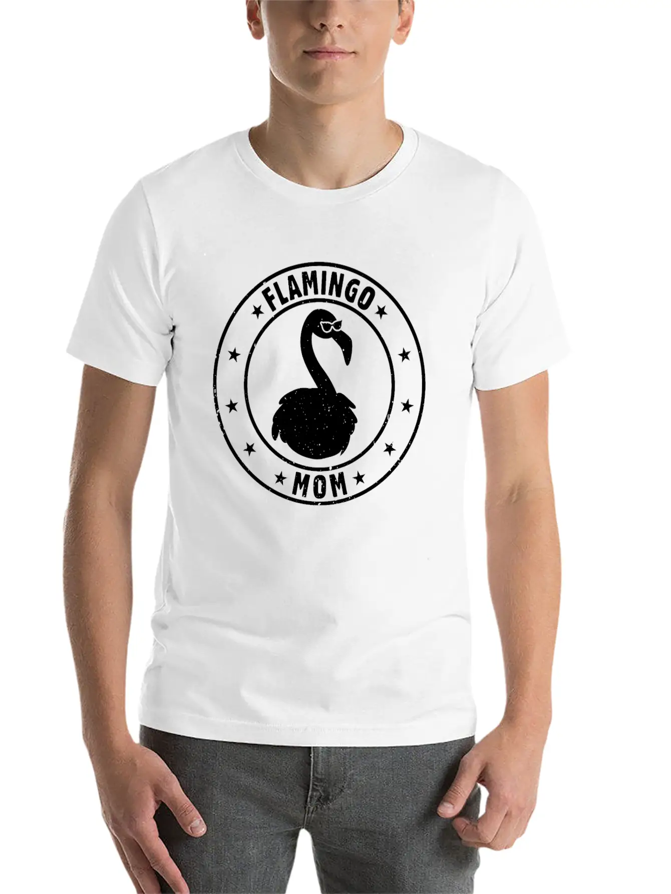 Flamingo Mom Flamingo Mama Flamingo Stylish Everyday T-Shirt – Unisex Basic Cotton Tee
