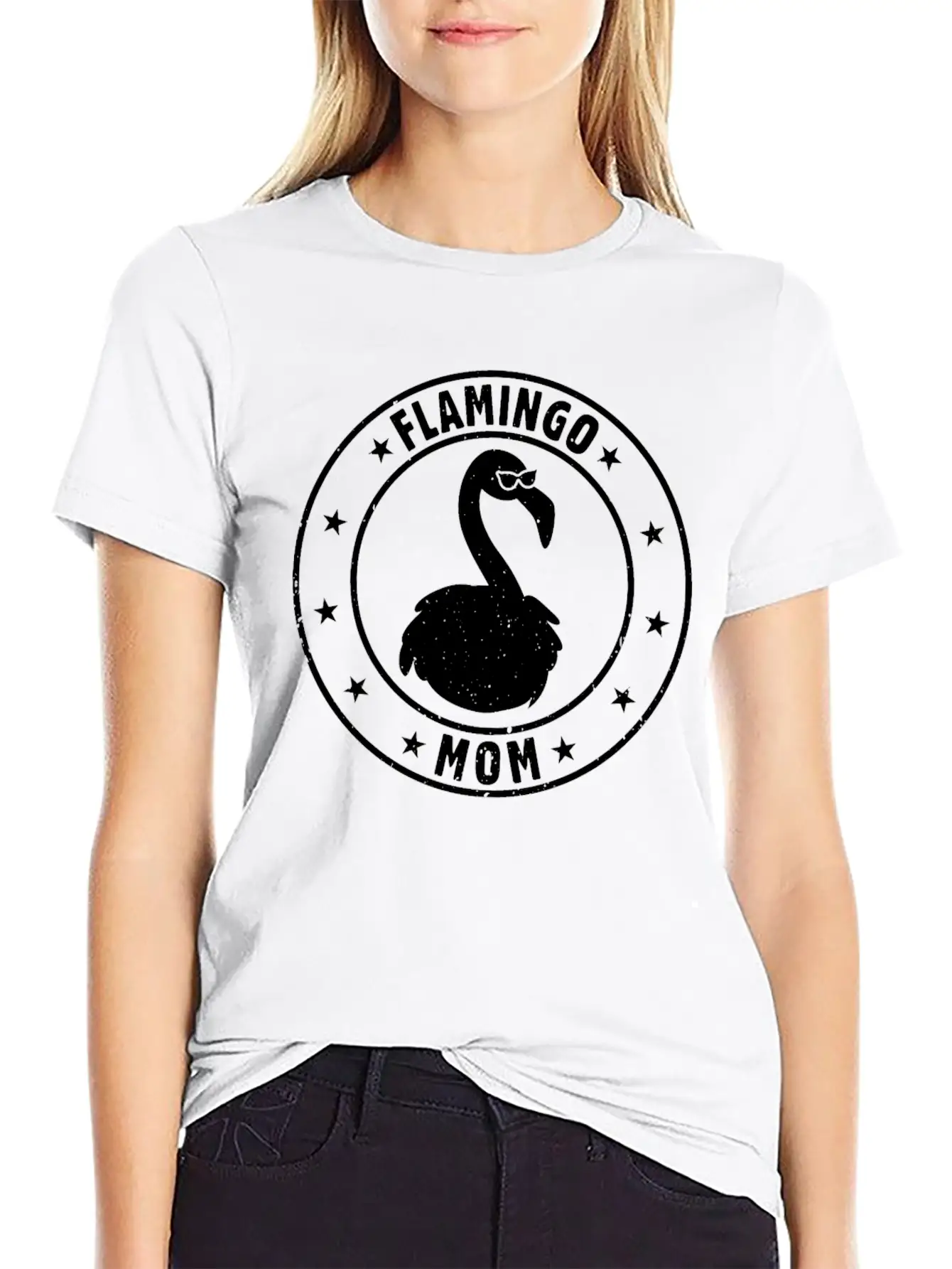 Flamingo Mom Flamingo Mama Flamingo Stylish Everyday T-Shirt – Unisex Basic Cotton Tee