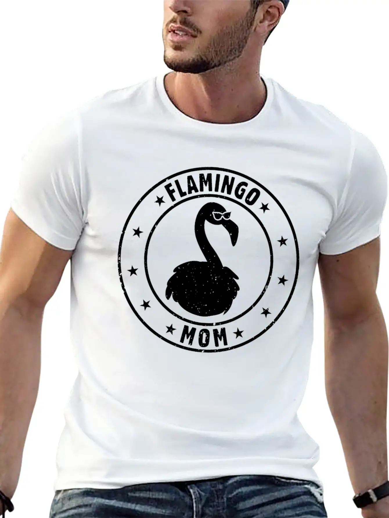 Flamingo Mom Flamingo Mama Flamingo Stylish Everyday T-Shirt – Unisex Basic Cotton Tee