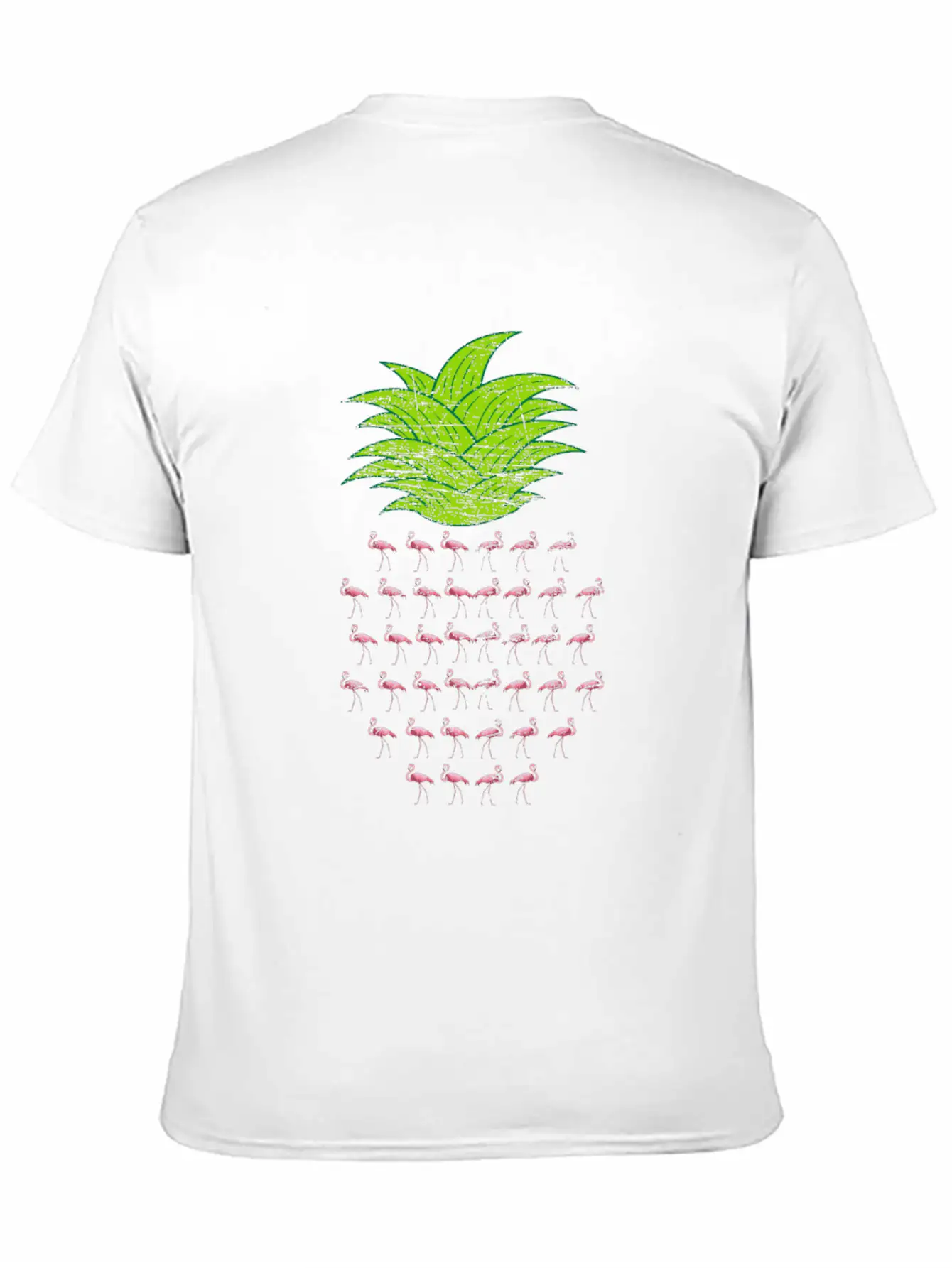 Flamingo Pineapple Essential Unisex Summer Tee – Soft Cotton Casual Fit