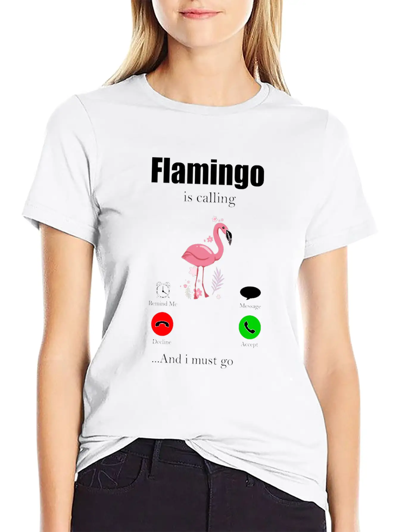 Flamingo Stylish Everyday T-Shirt – Unisex Basic Cotton Tee