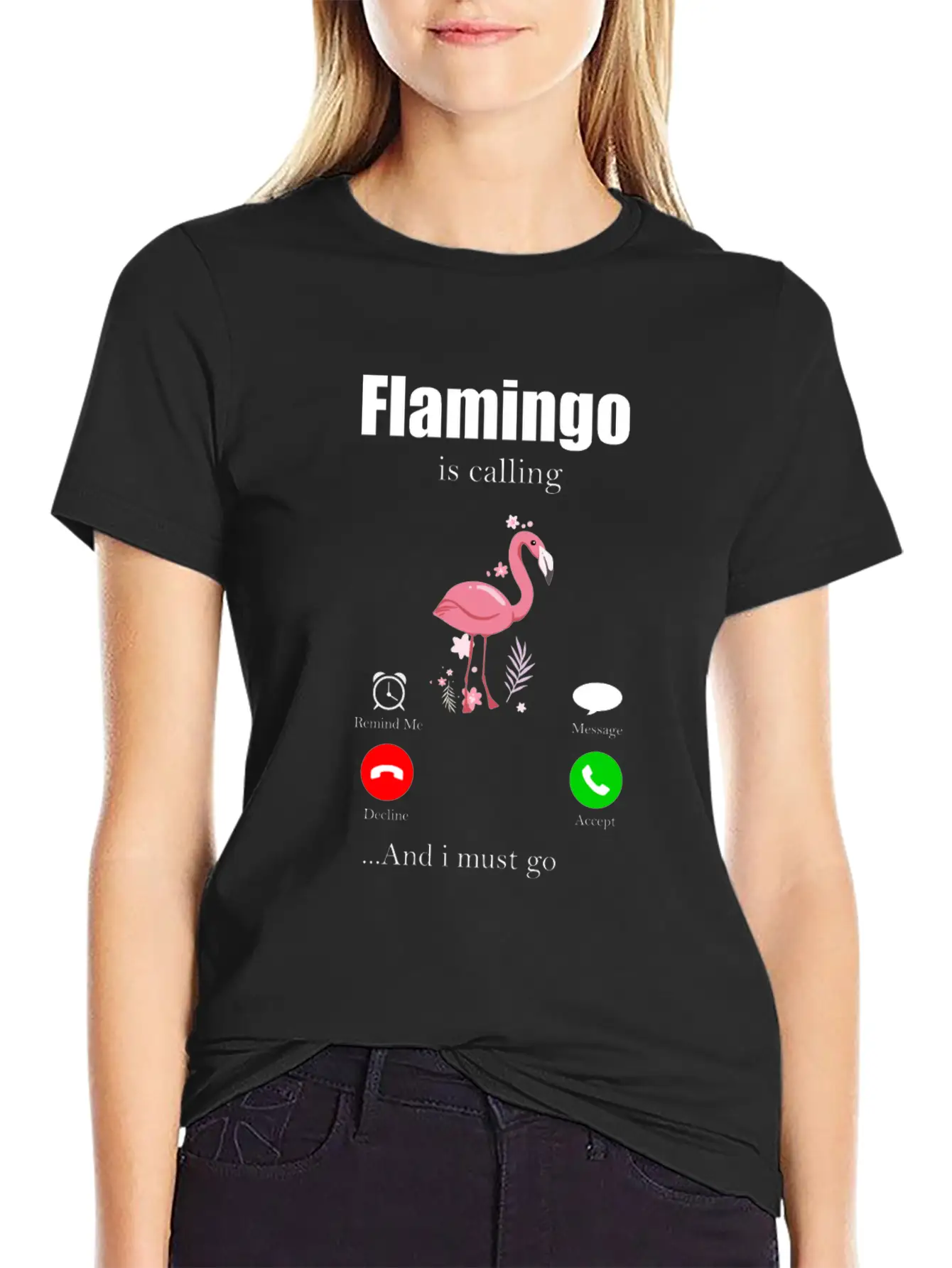 Flamingo Stylish Everyday T-Shirt – Unisex Basic Cotton Tee