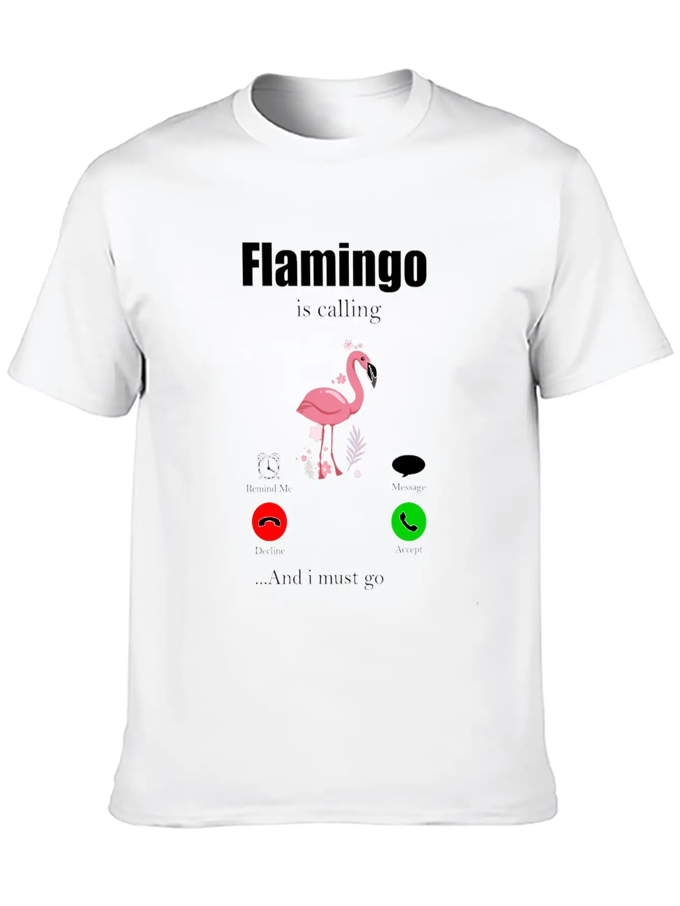 Flamingo Stylish Everyday T-Shirt – Unisex Basic Cotton Tee