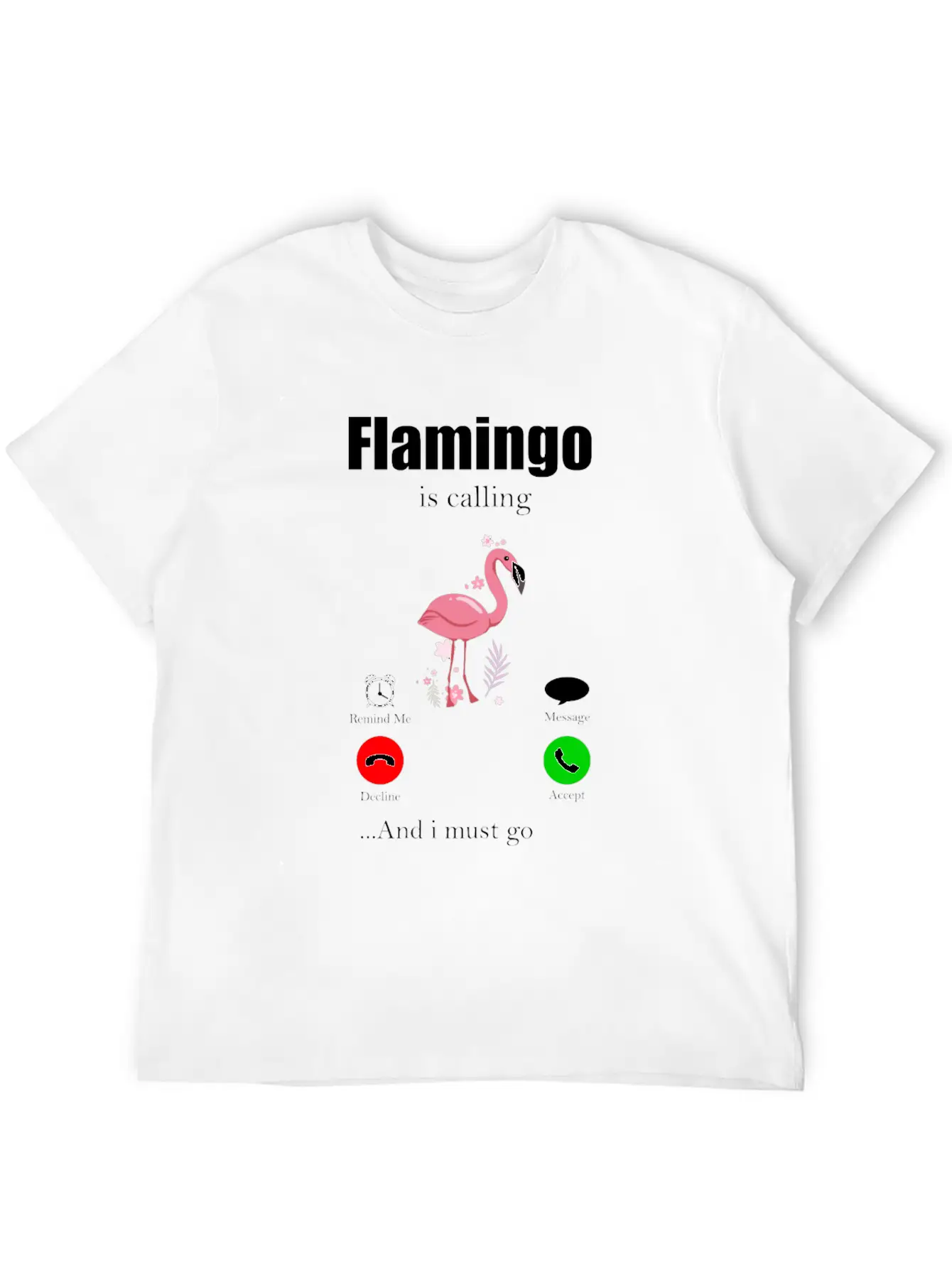 Flamingo Stylish Everyday T-Shirt – Unisex Basic Cotton Tee