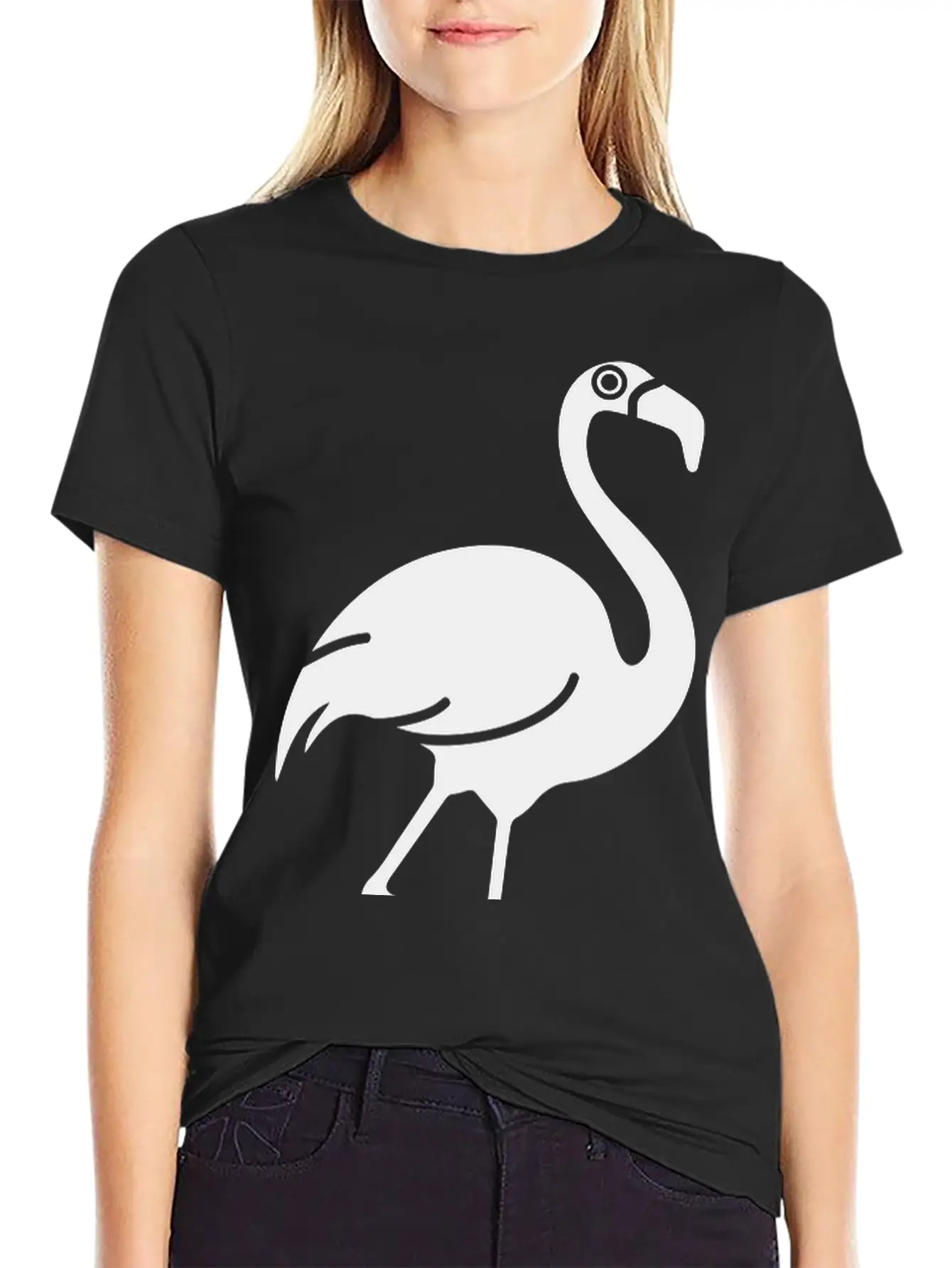 Flamingo Unisex Short Sleeve Soft Cotton T-Shirt – Casual Everyday Wear