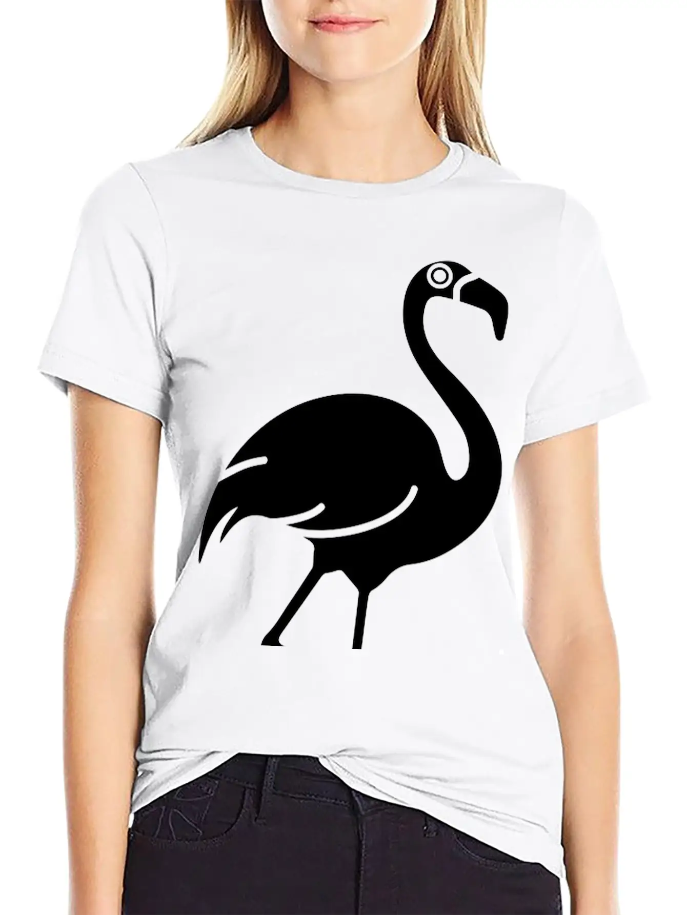Flamingo Unisex Short Sleeve Soft Cotton T-Shirt – Casual Everyday Wear