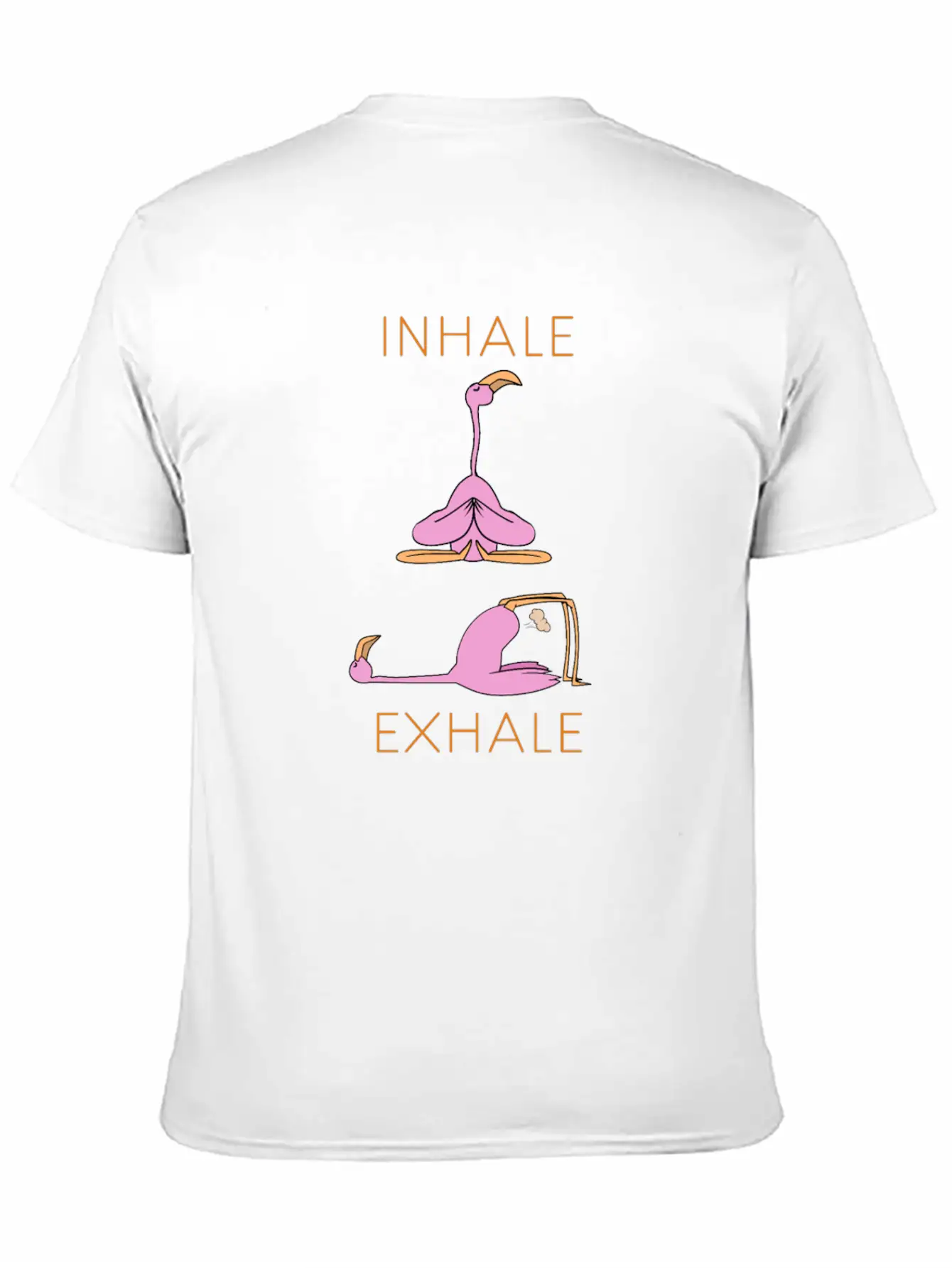 Flamingo Yoga Stylish Everyday T-Shirt – Unisex Basic Cotton Tee