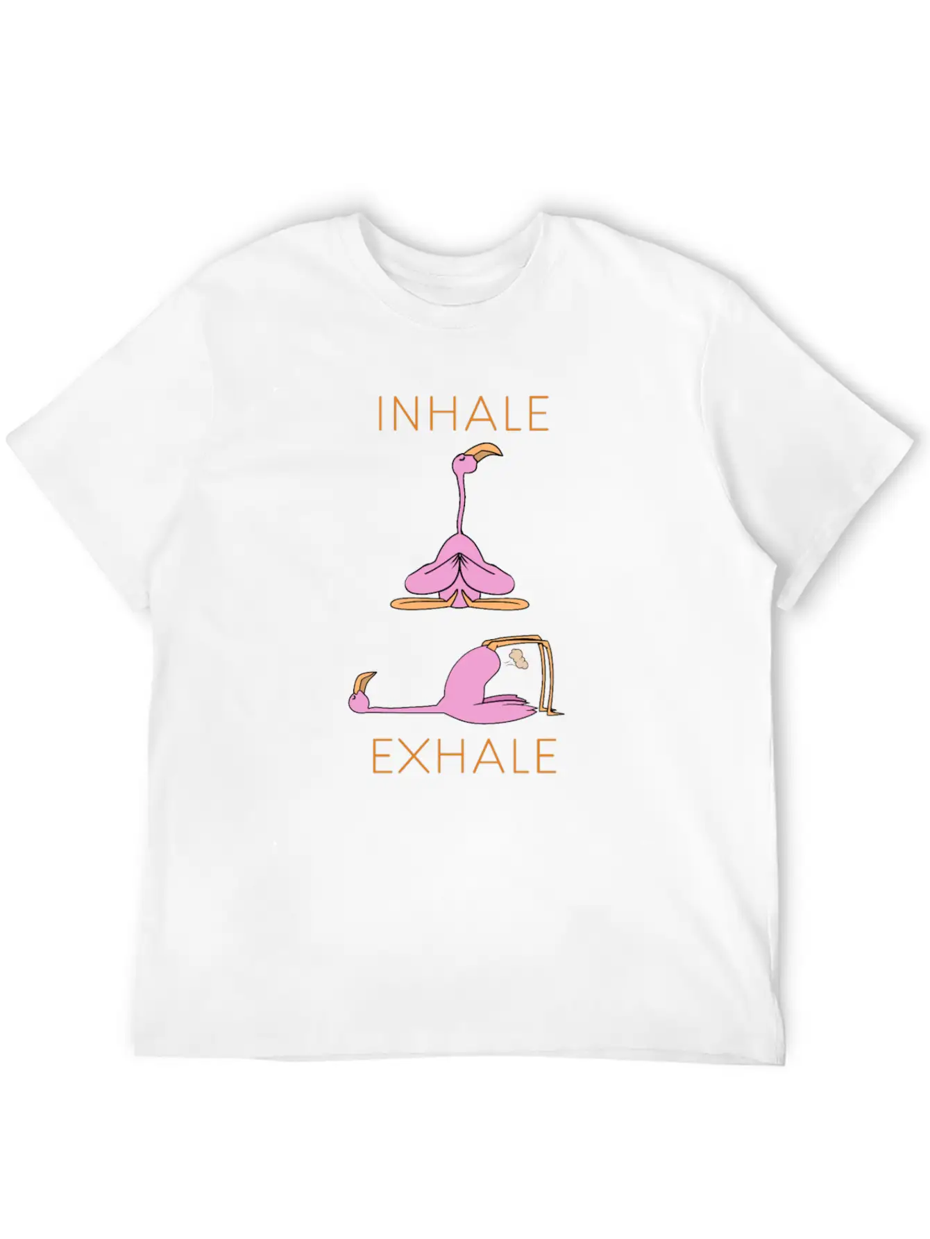 Flamingo Yoga Stylish Everyday T-Shirt – Unisex Basic Cotton Tee
