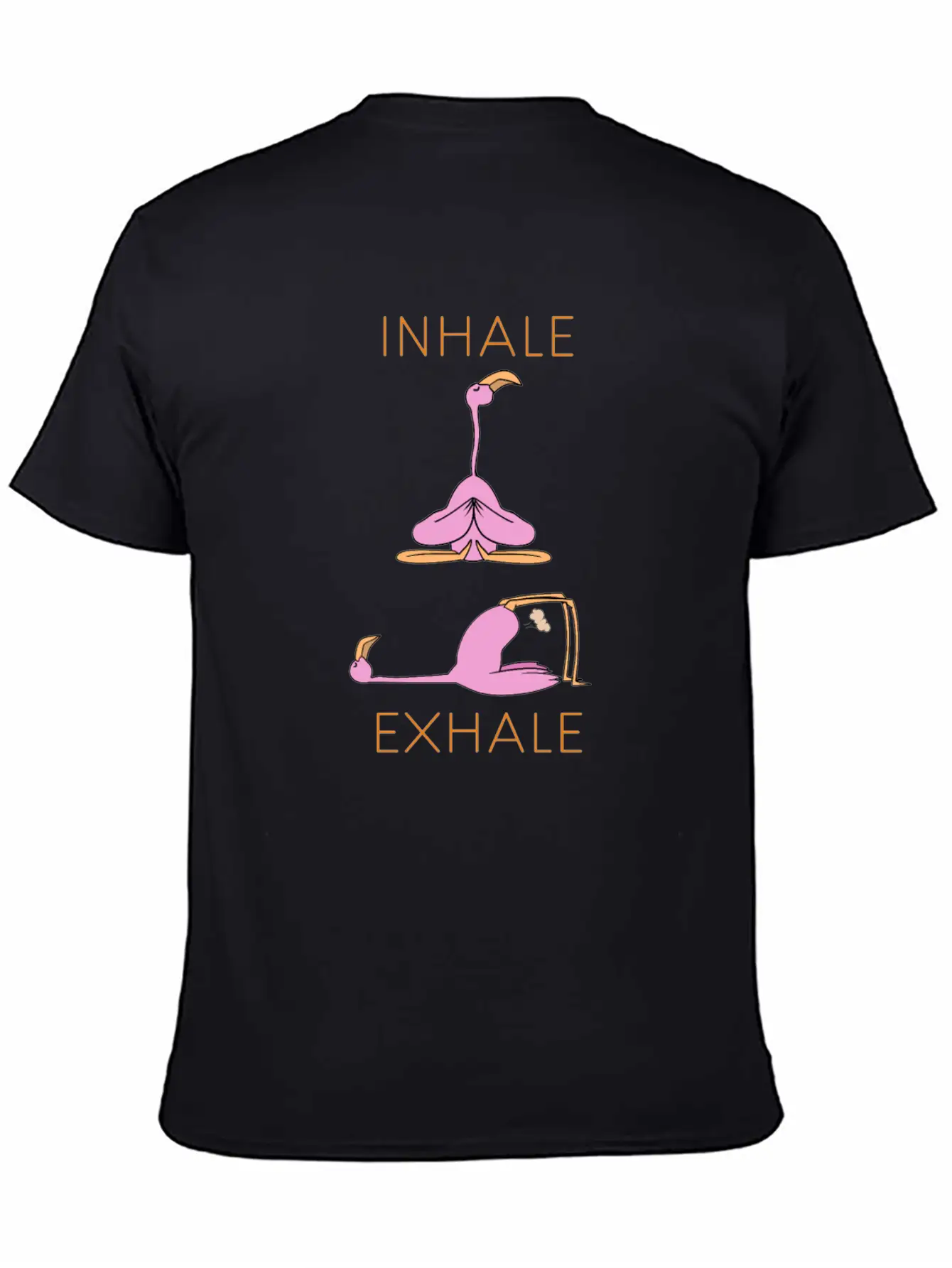 Flamingo Yoga Stylish Everyday T-Shirt – Unisex Basic Cotton Tee
