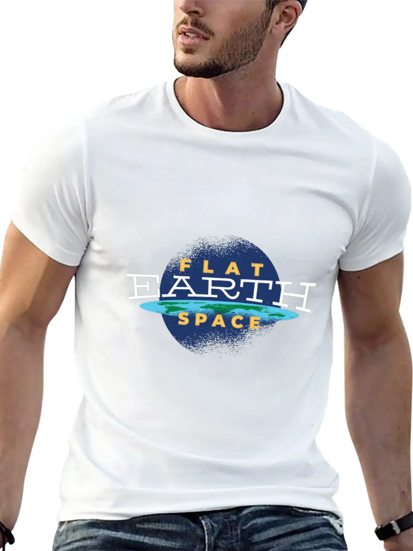 Flat Earth Shirt Stylish Everyday T-Shirt – Unisex Basic Cotton Tee